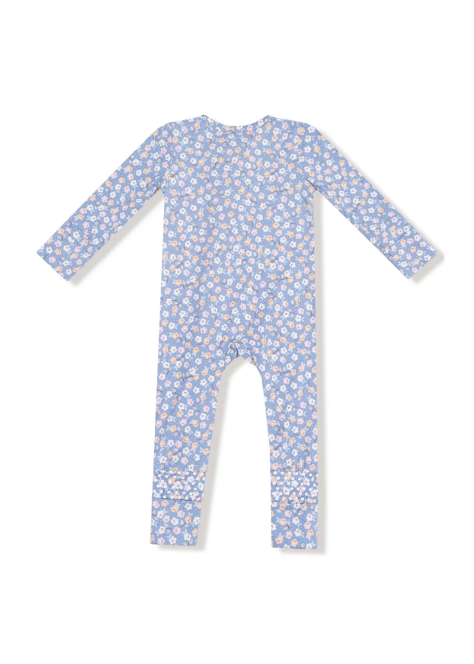 Angel Dear Country Calico Zipper Romper