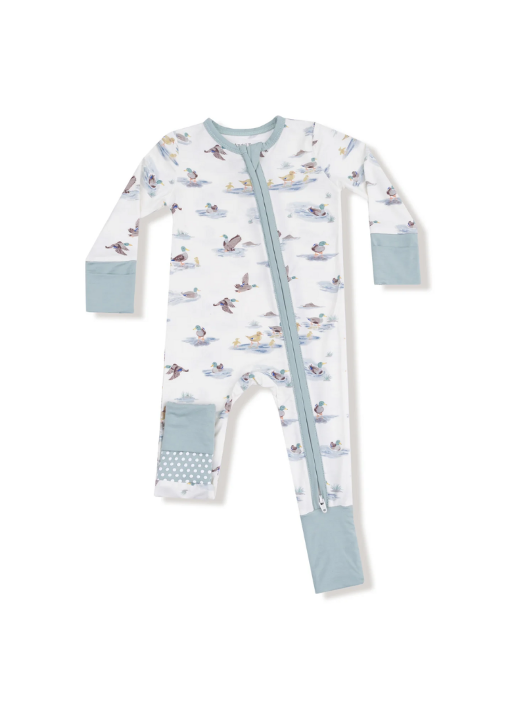Angel Dear Migrating Mallards Zipper Romper