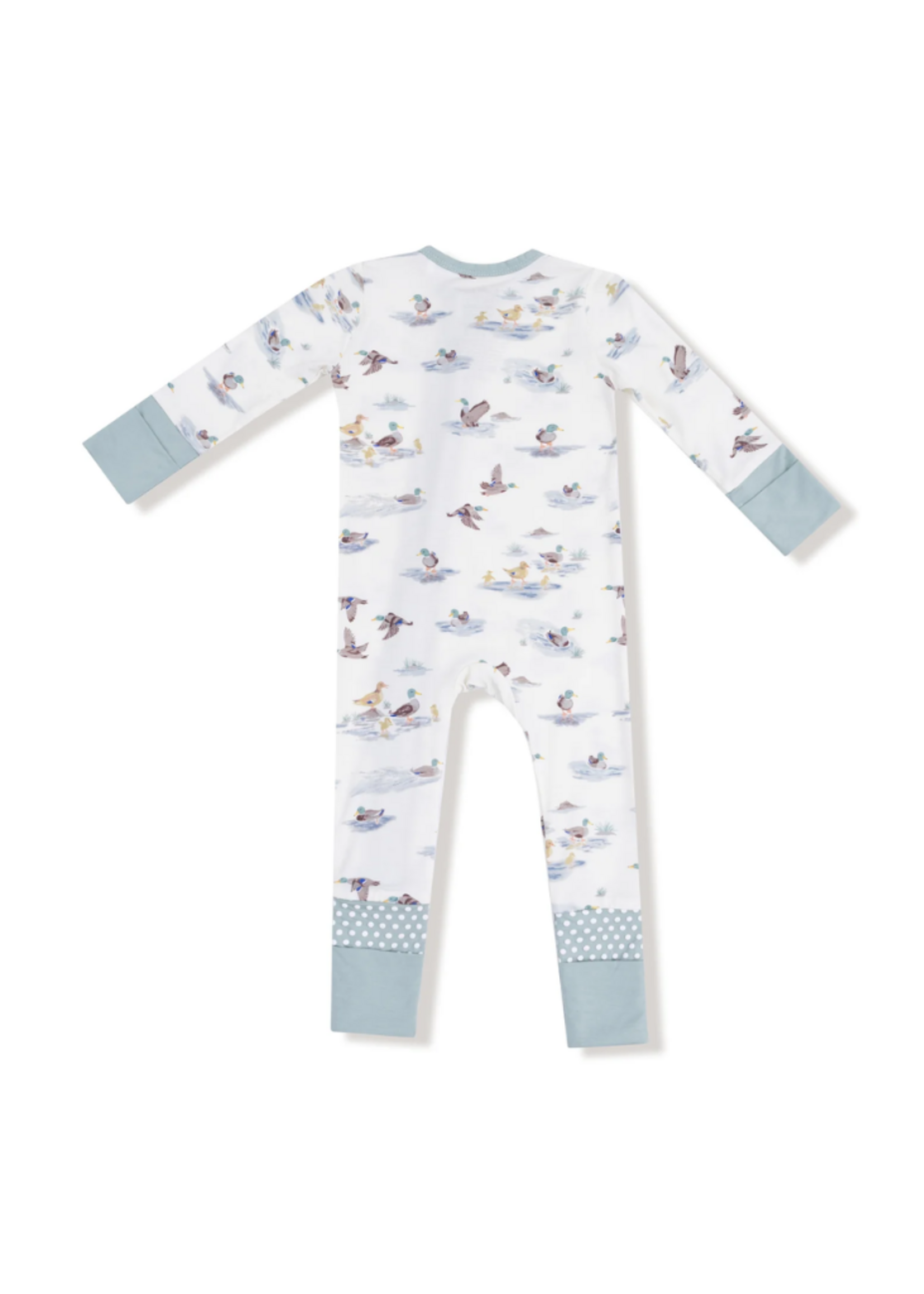 Angel Dear Migrating Mallards Zipper Romper