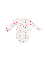 Angel Dear Tiny Apples Lap Shoulder Bodysuit