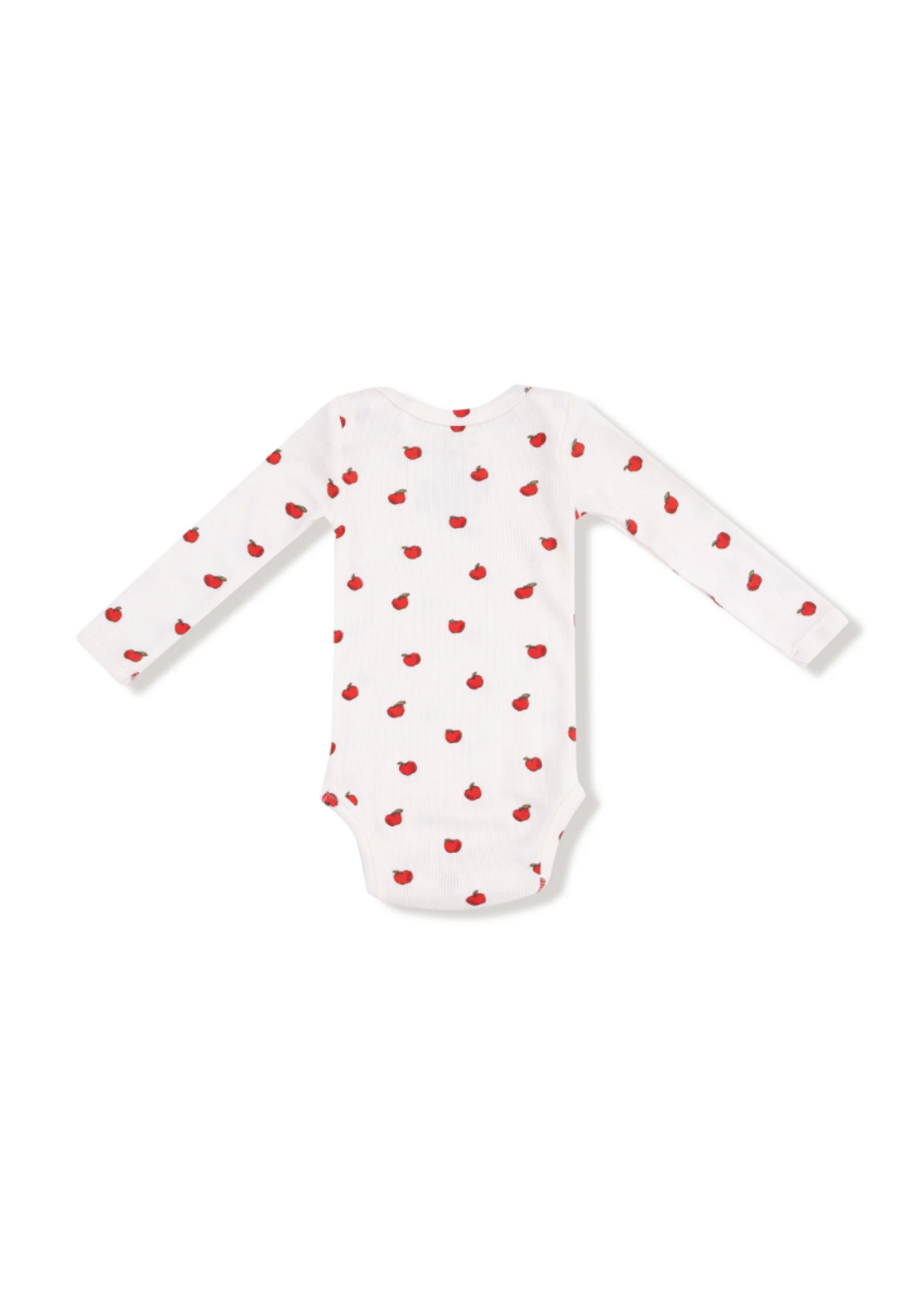 Angel Dear Tiny Apples Lap Shoulder Bodysuit