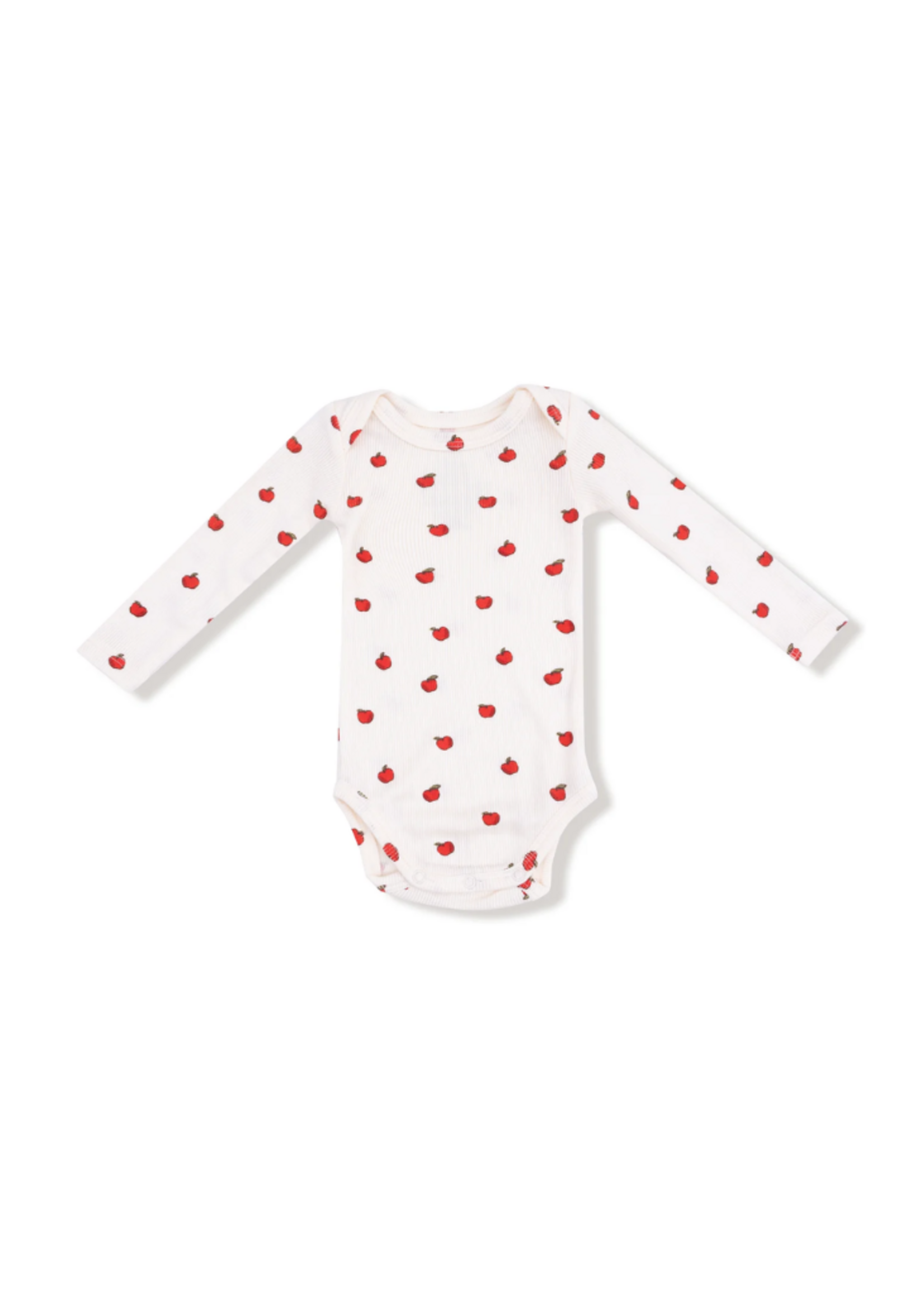 Angel Dear Tiny Apples Lap Shoulder Bodysuit