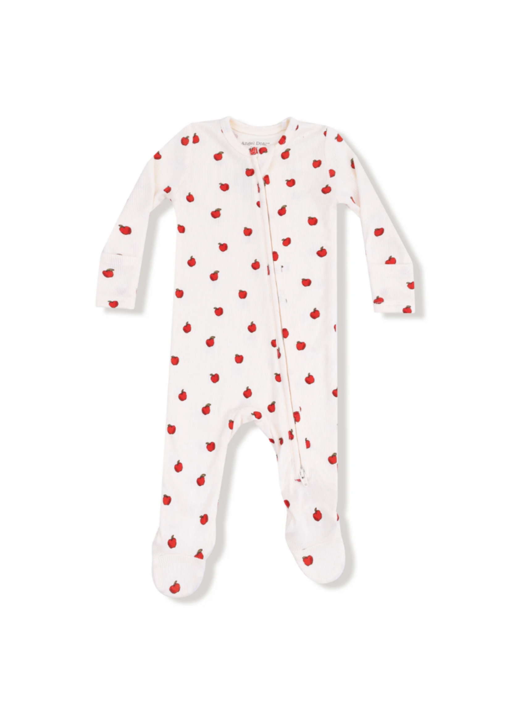 Angel Dear Tiny Apples Zipper Footie