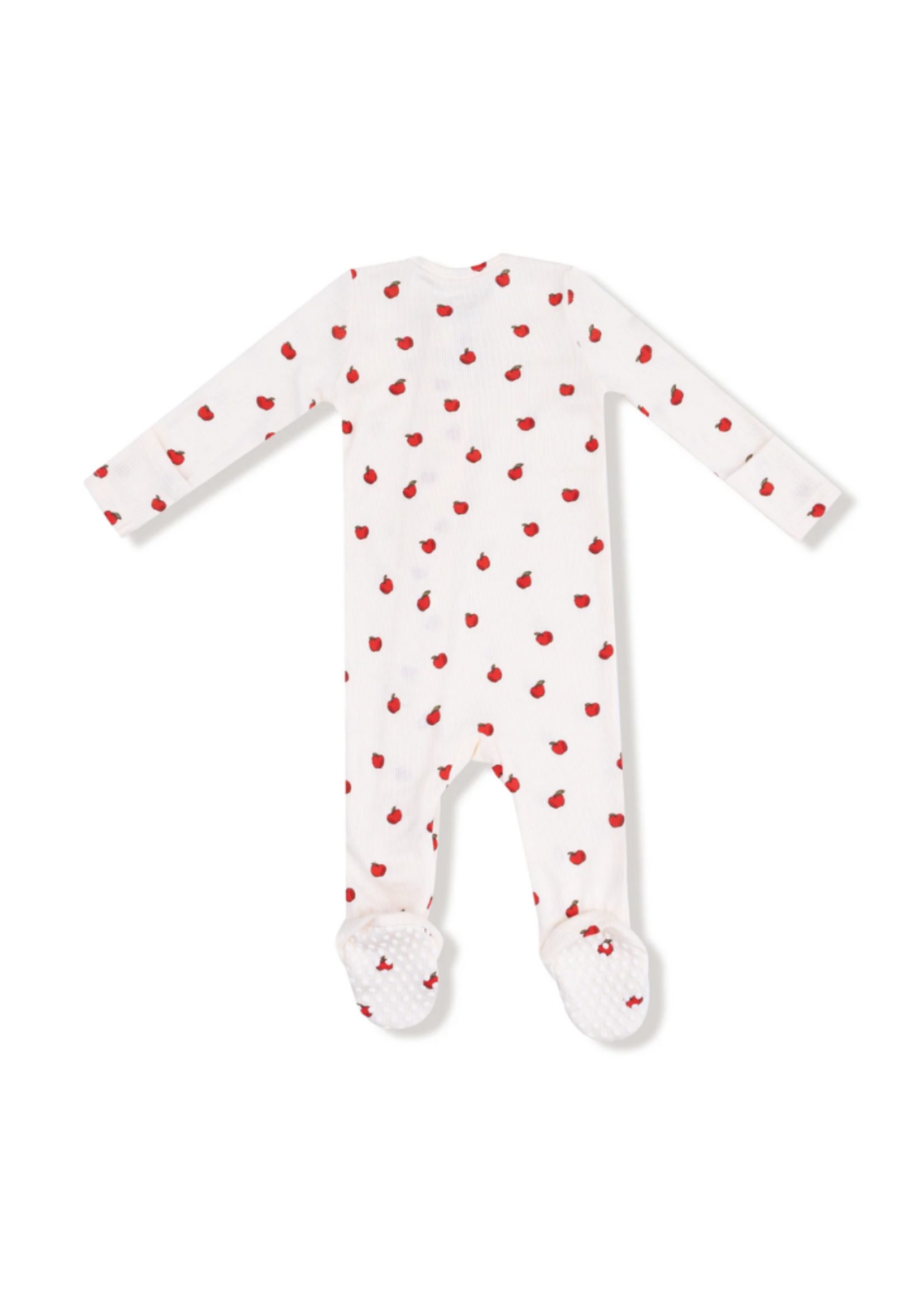 Angel Dear Tiny Apples Zipper Footie