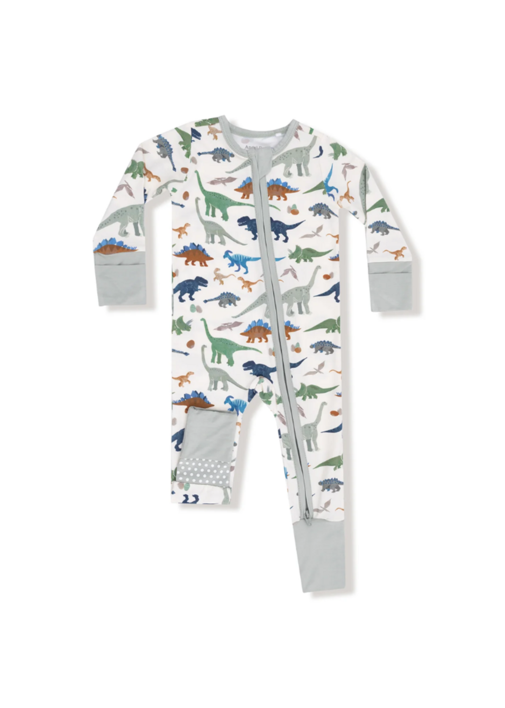Angel Dear Washy Dinos Zipper Romper