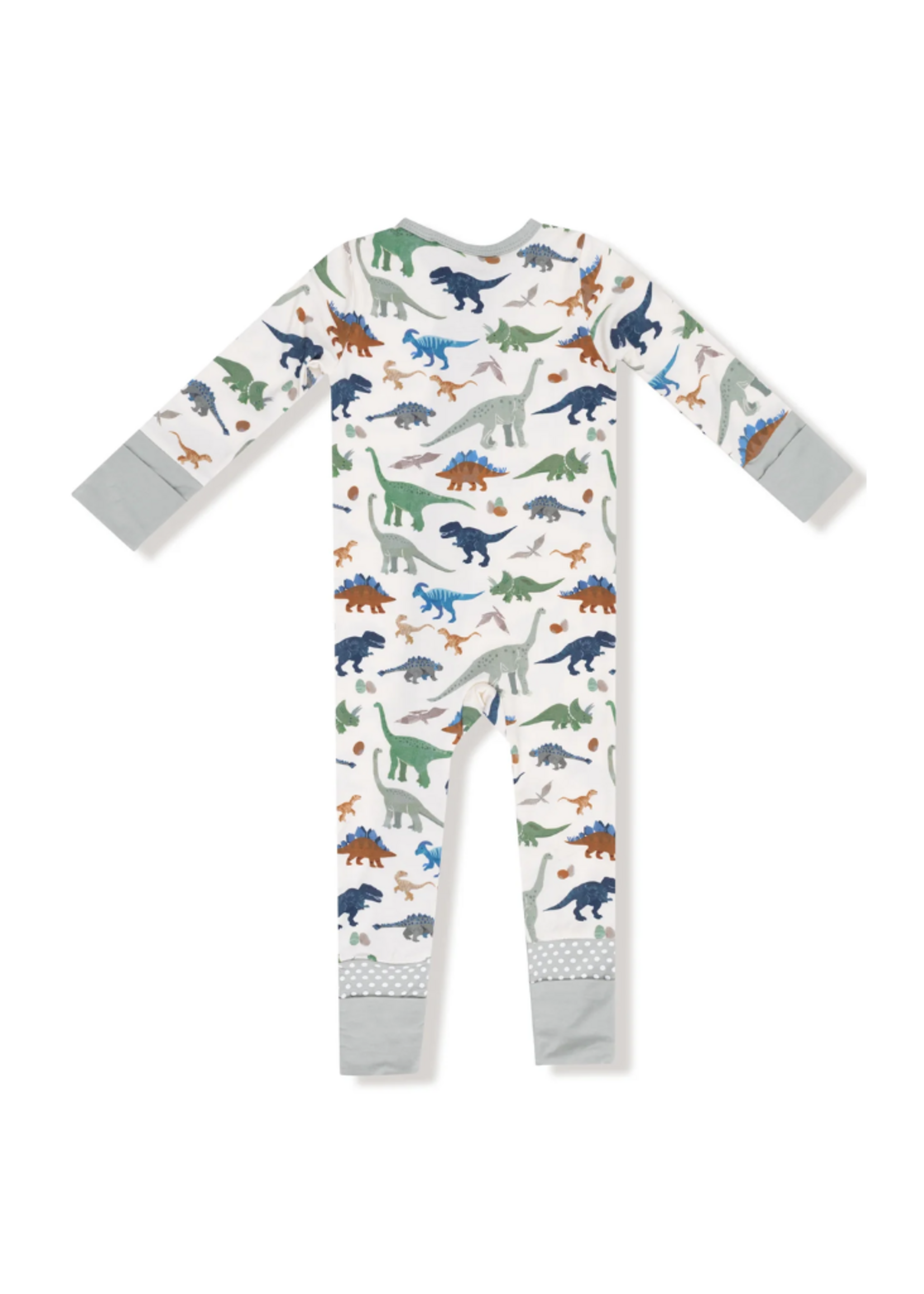 Angel Dear Washy Dinos Zipper Romper