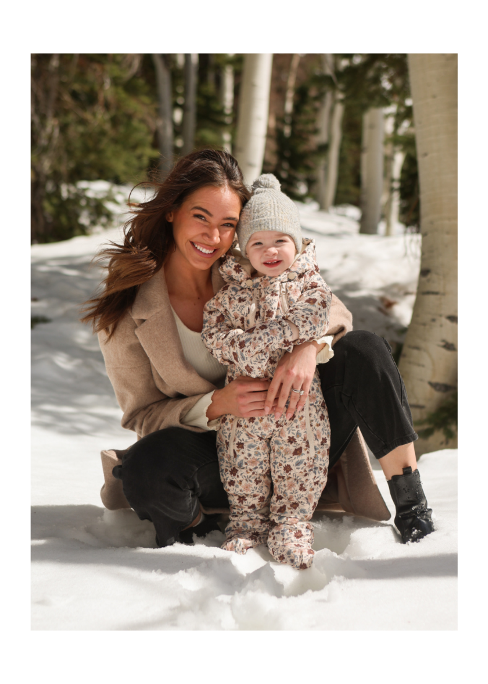 Rylee + Cru Puffer Snowsuit - Posy