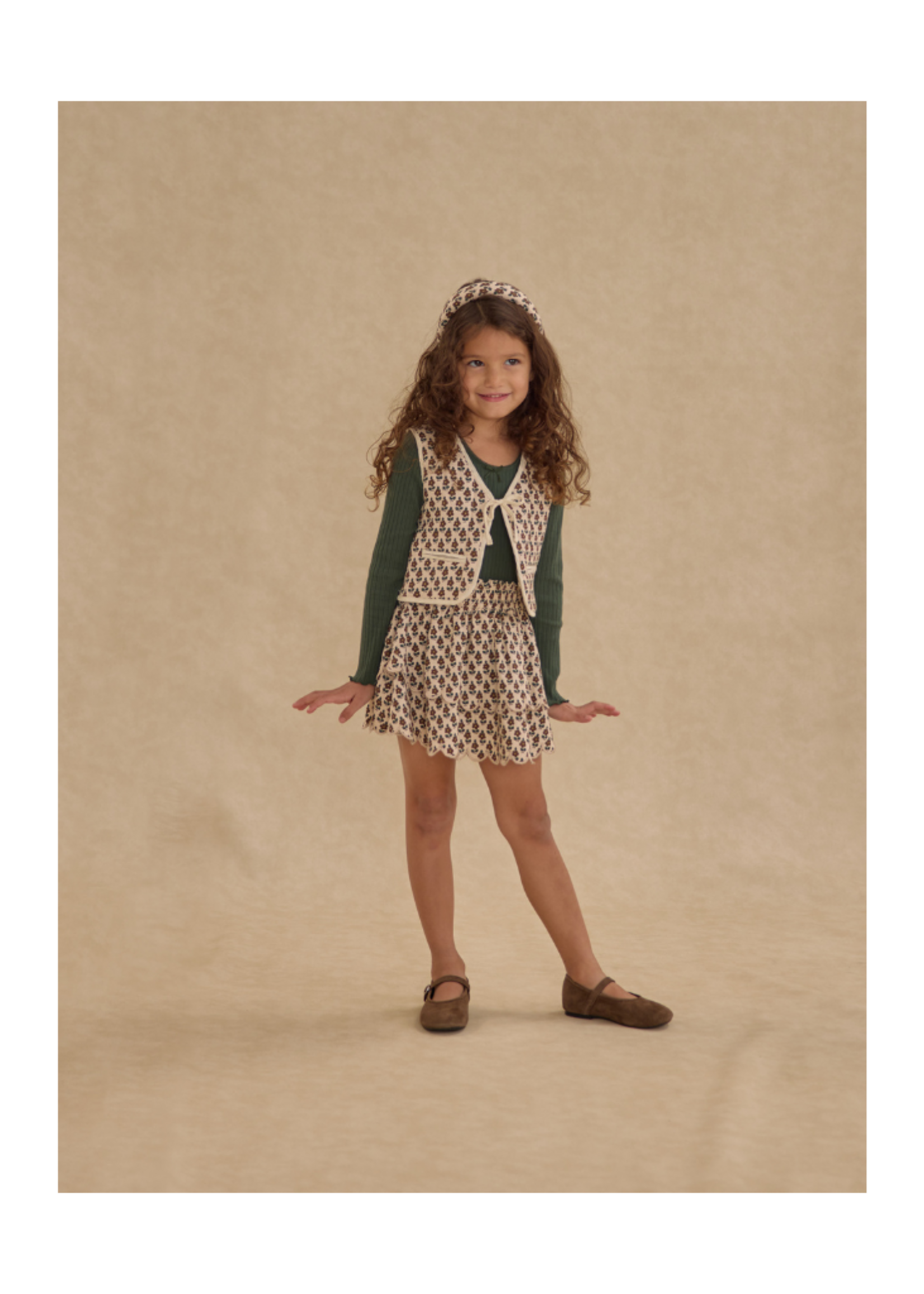 Rylee + Cru Rose Mini Skirt - Harvest Floral