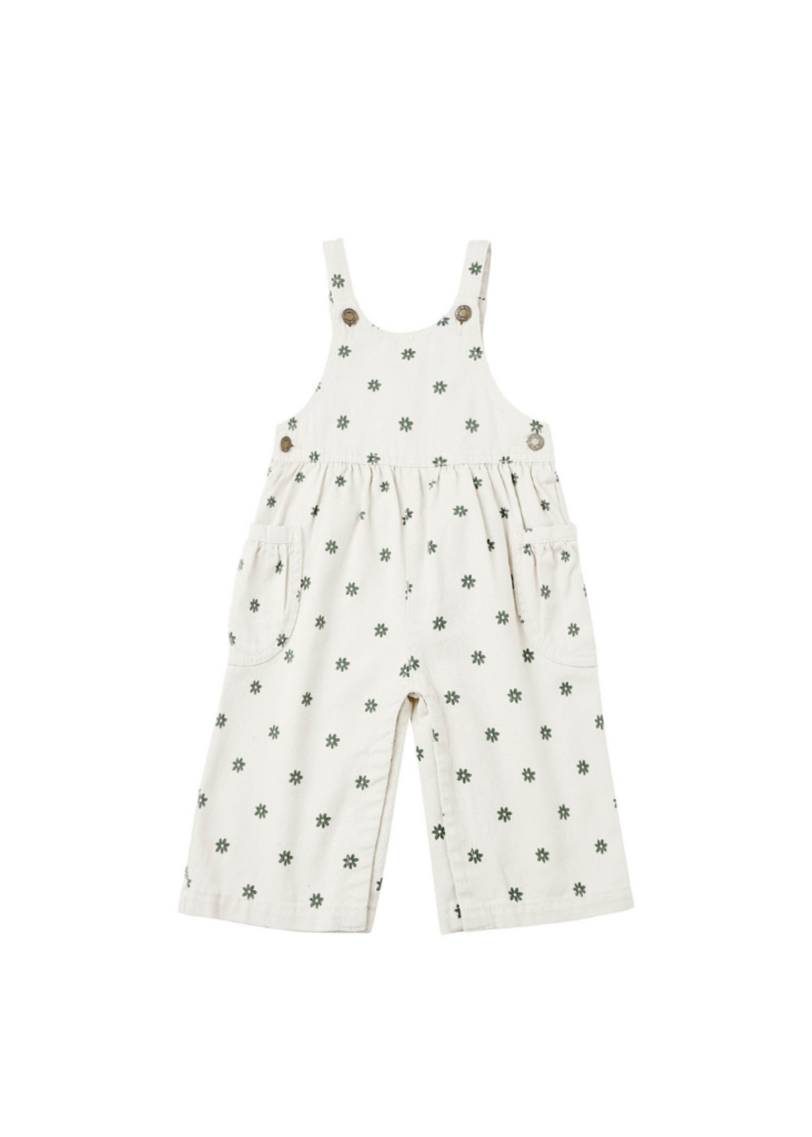 Rylee + Cru Wide Leg Overall - Mini Daisy