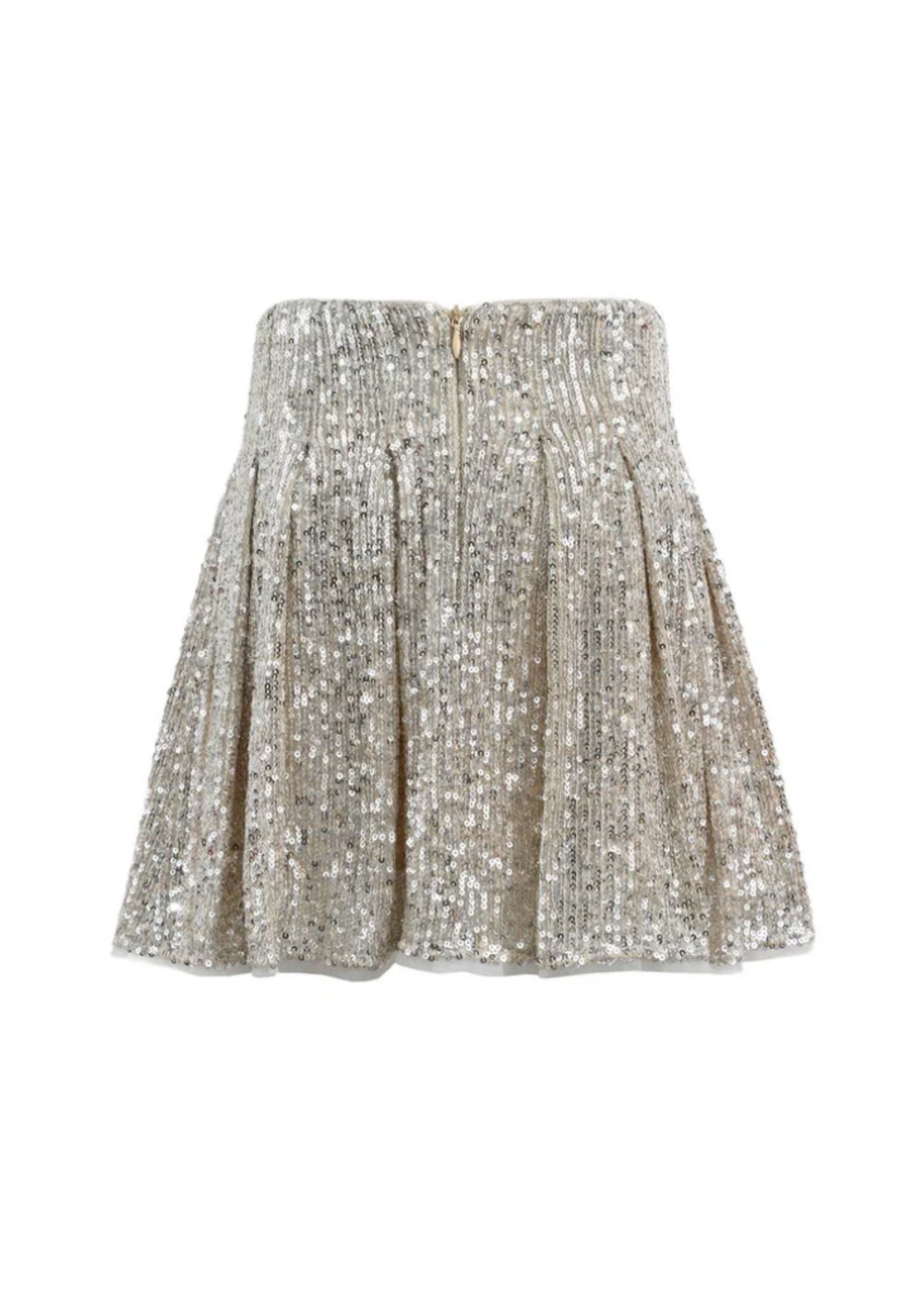 Lola + The Boys Party Shimmer Sequin Skirt