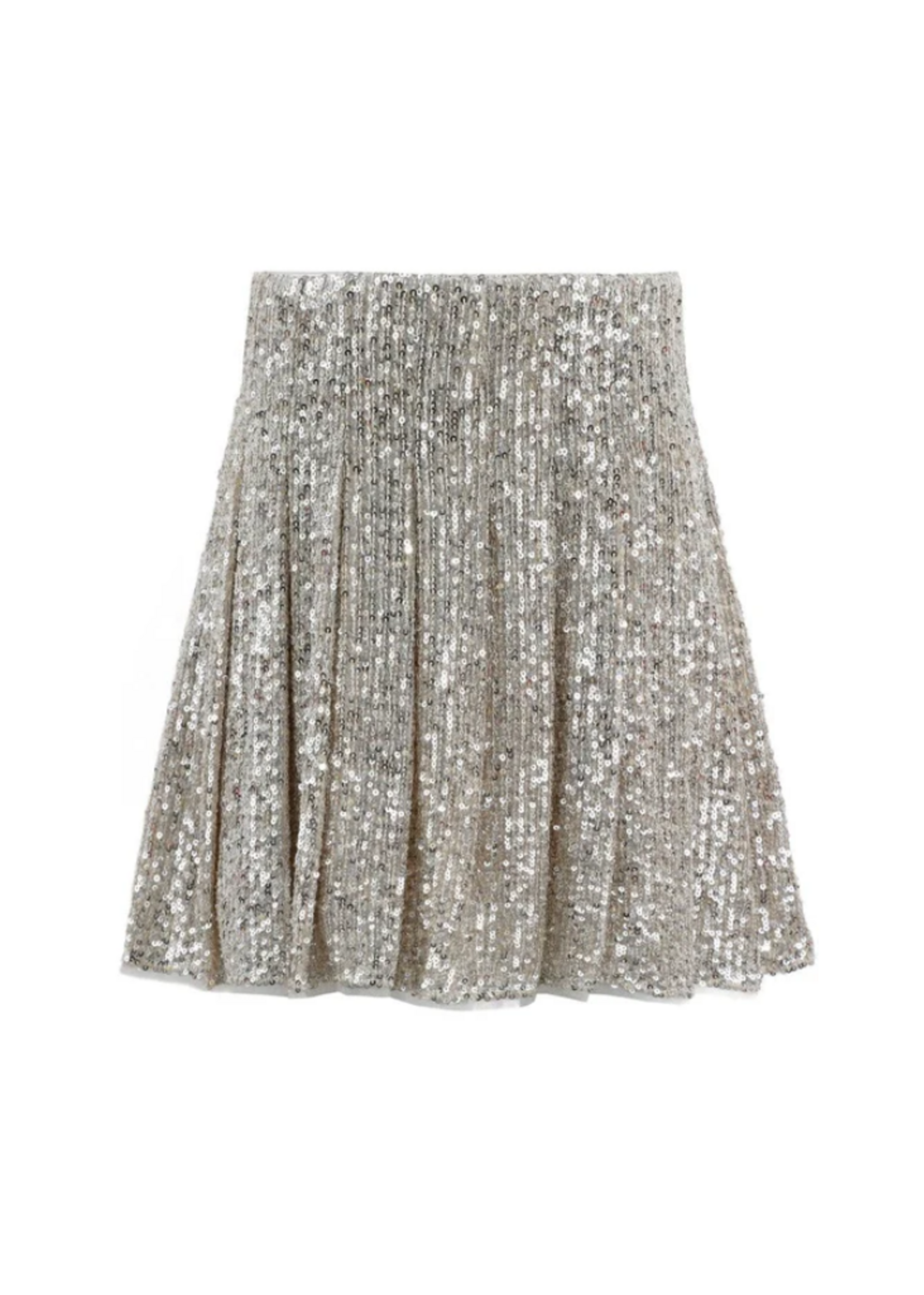 Lola + The Boys Party Shimmer Sequin Skirt