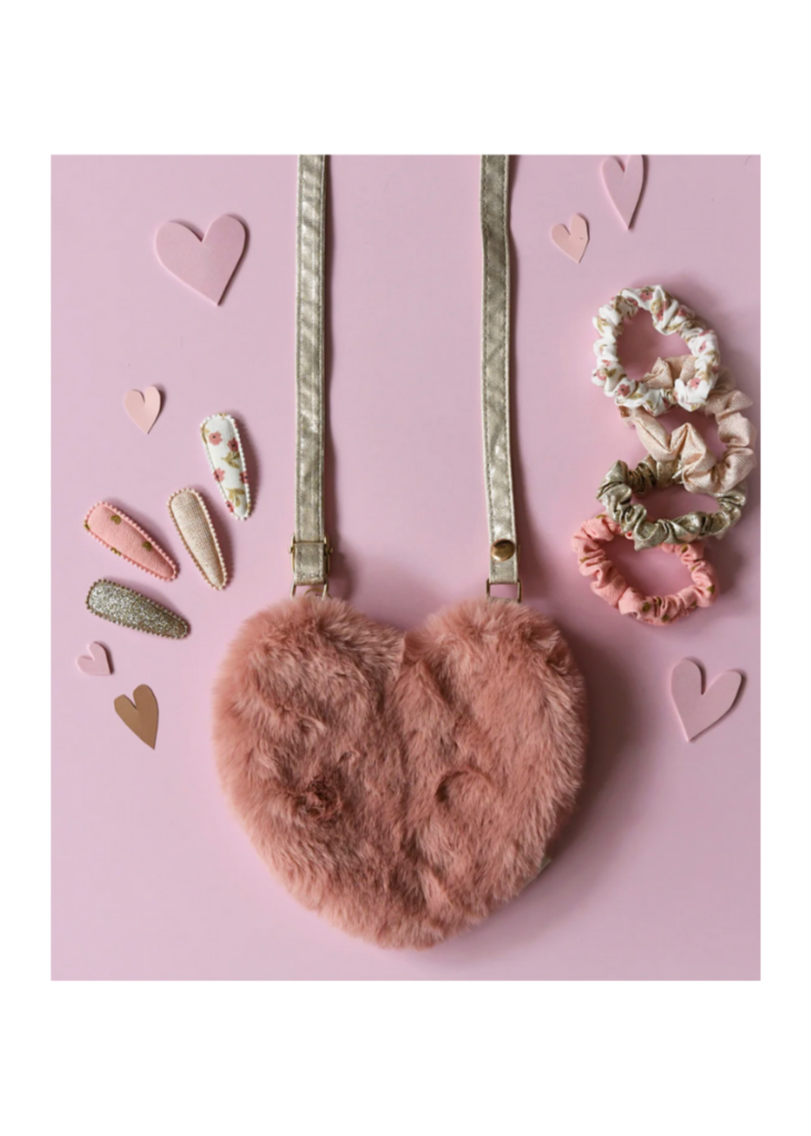 Rockahula Kids Fluffy Heart Bag