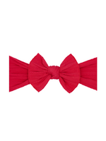 Baby Bling Cable Knit Knot Headband - Cranberry