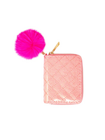 Zomi Gems Sparkle Quilted Wallet - Bubblegum