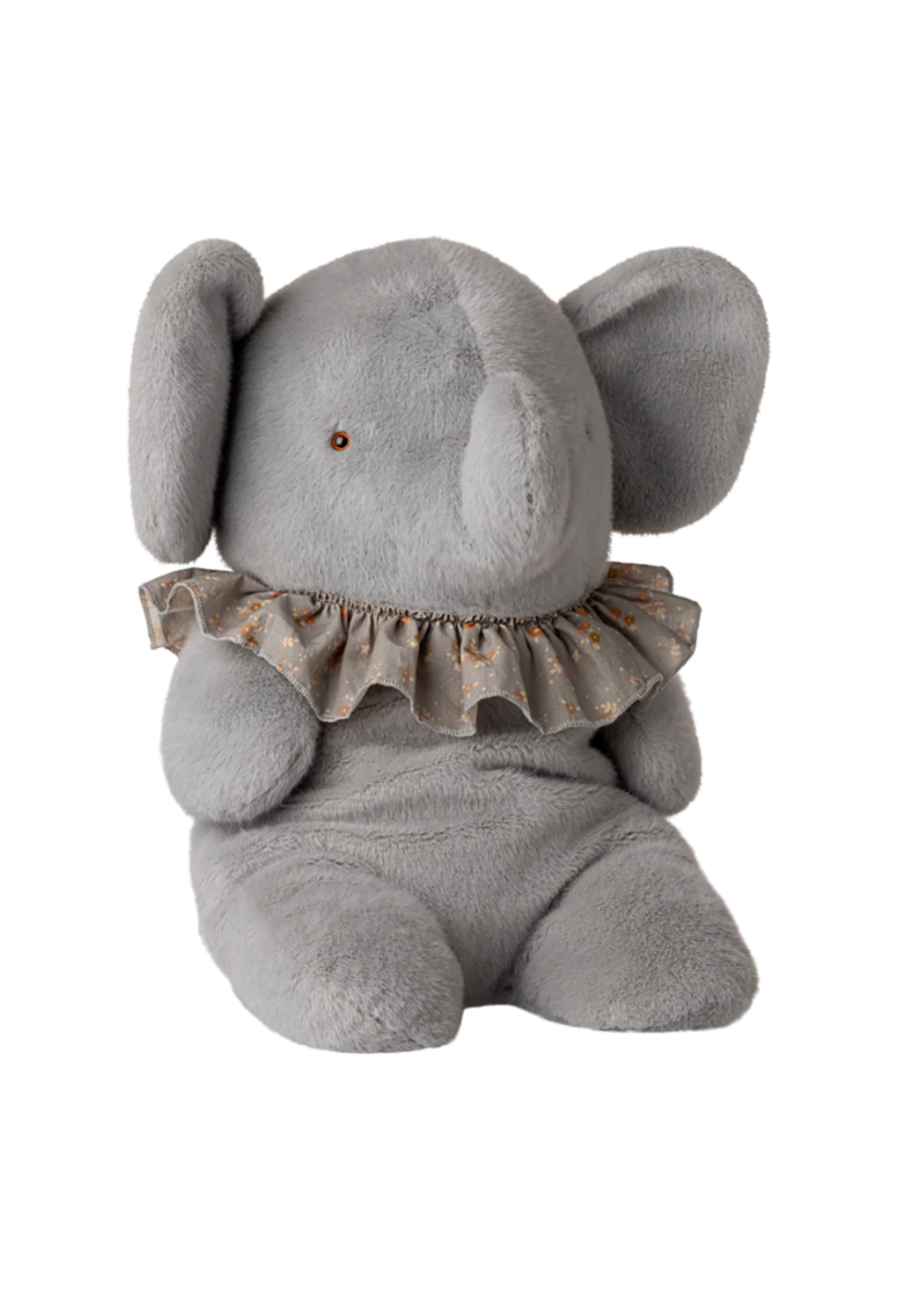 Maileg Elephant Plush, Big - Blue/Grey