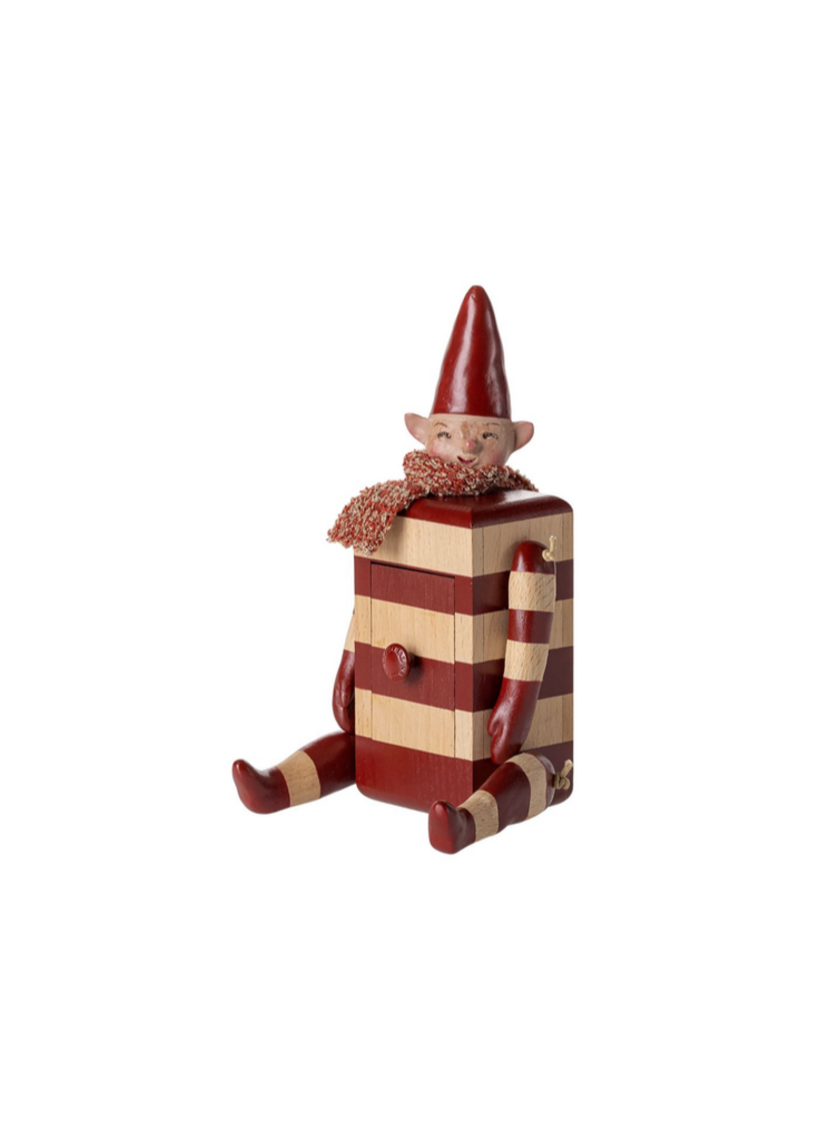 Maileg Elf with Drawer - Red