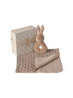 Maileg Rabbit Rattle Set - Cream Peach