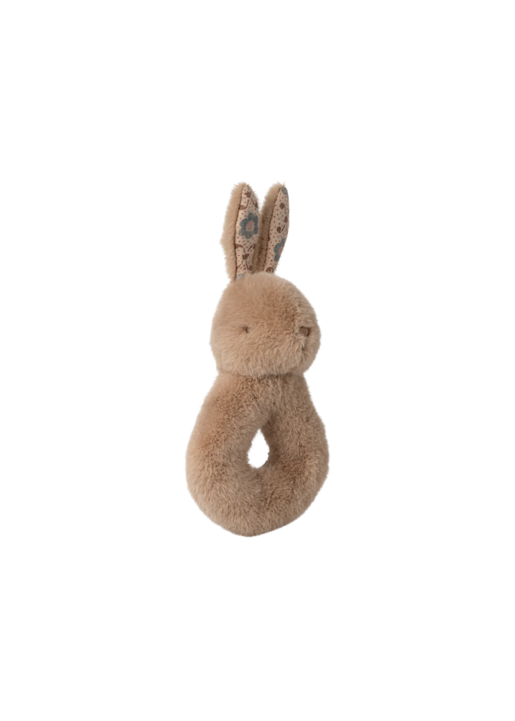 Maileg Rabbit Rattle Set - Cream Peach