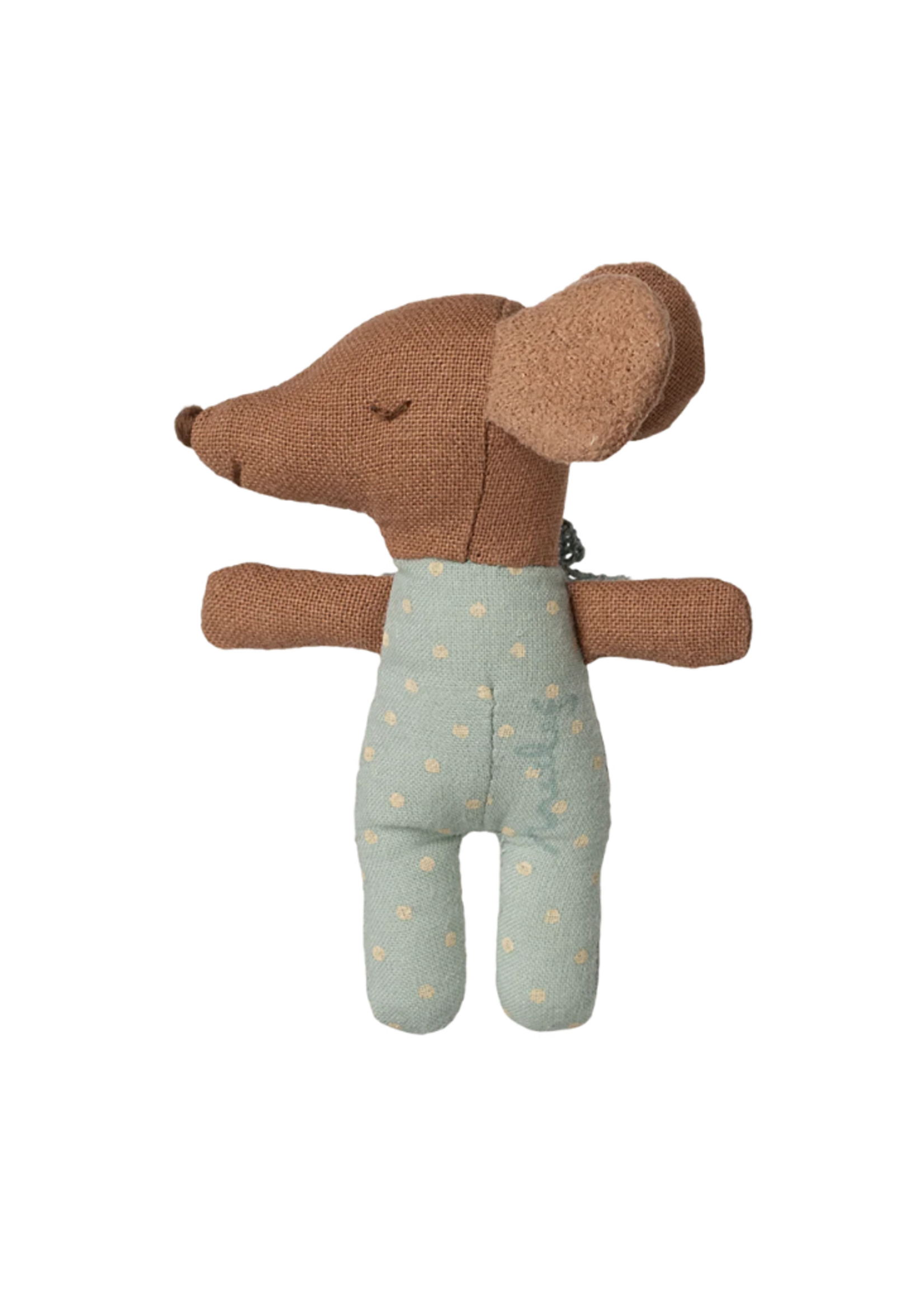 Maileg Sleepy Wakey Baby Mouse - Blue