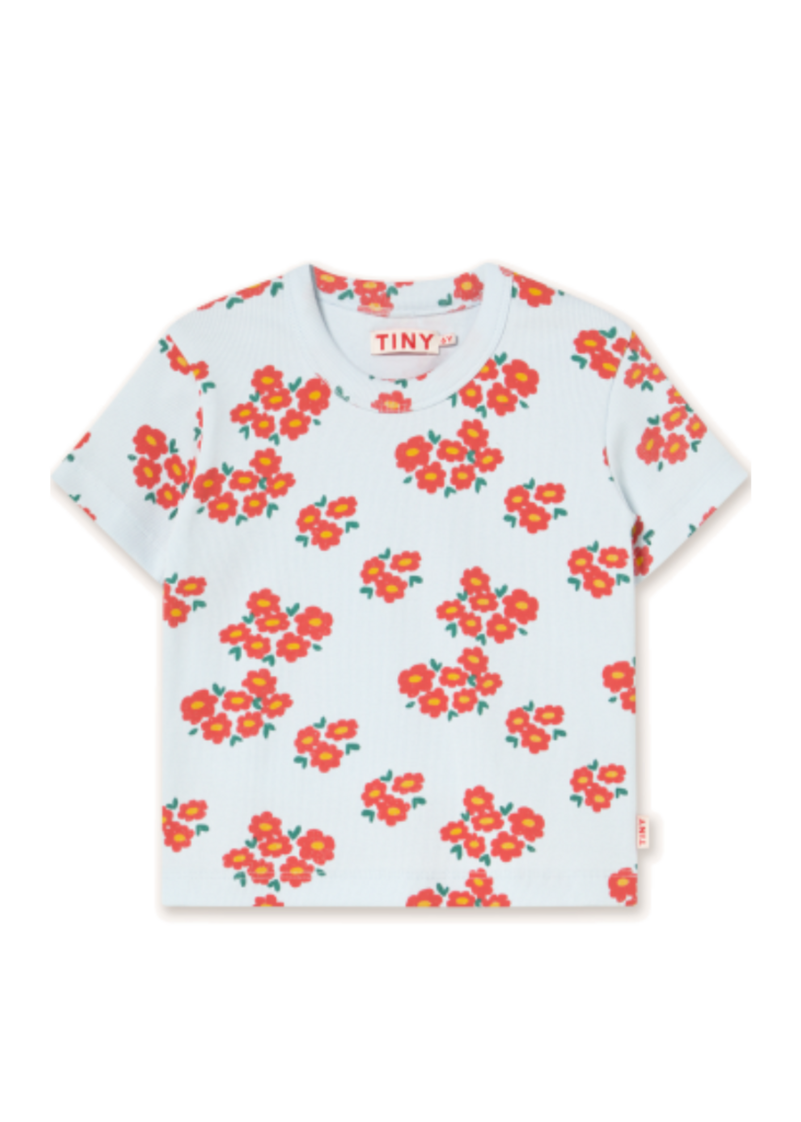 Tiny Cottons Blossoms Rib Tee