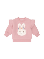 Huxbaby Flower Field Bunny Sweatshirt