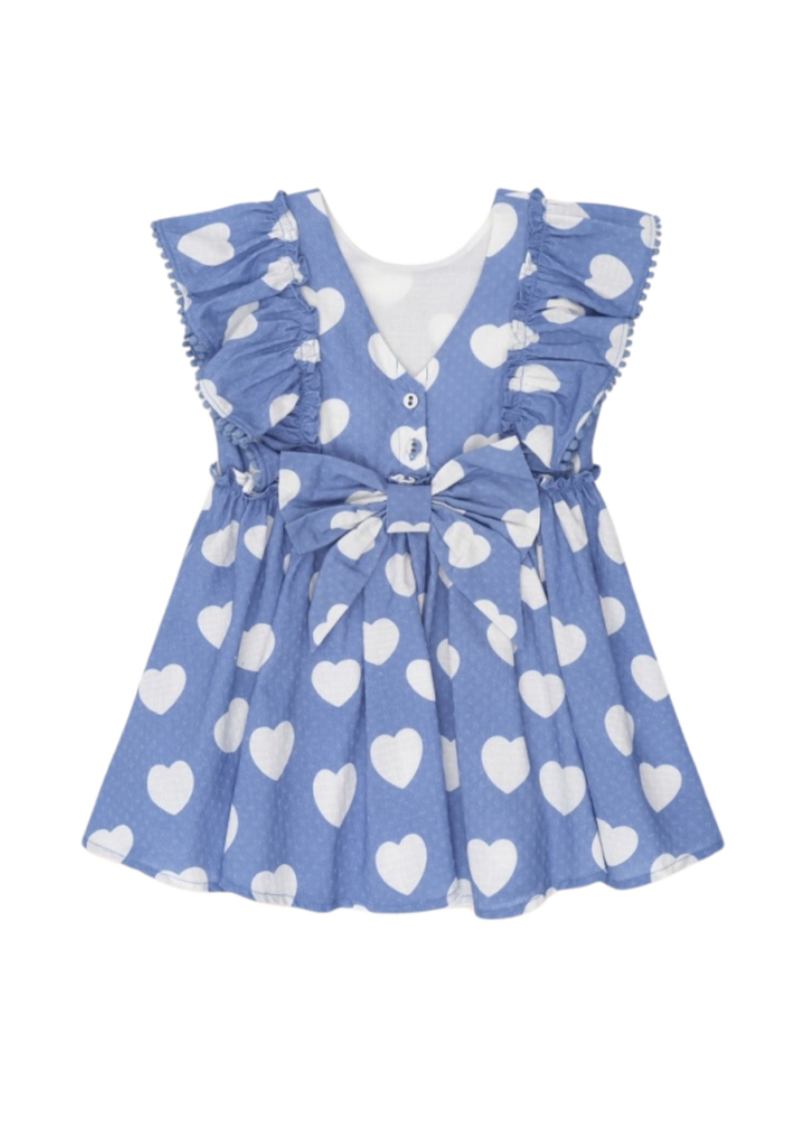 Huxbaby Frill Heart Bow Dress