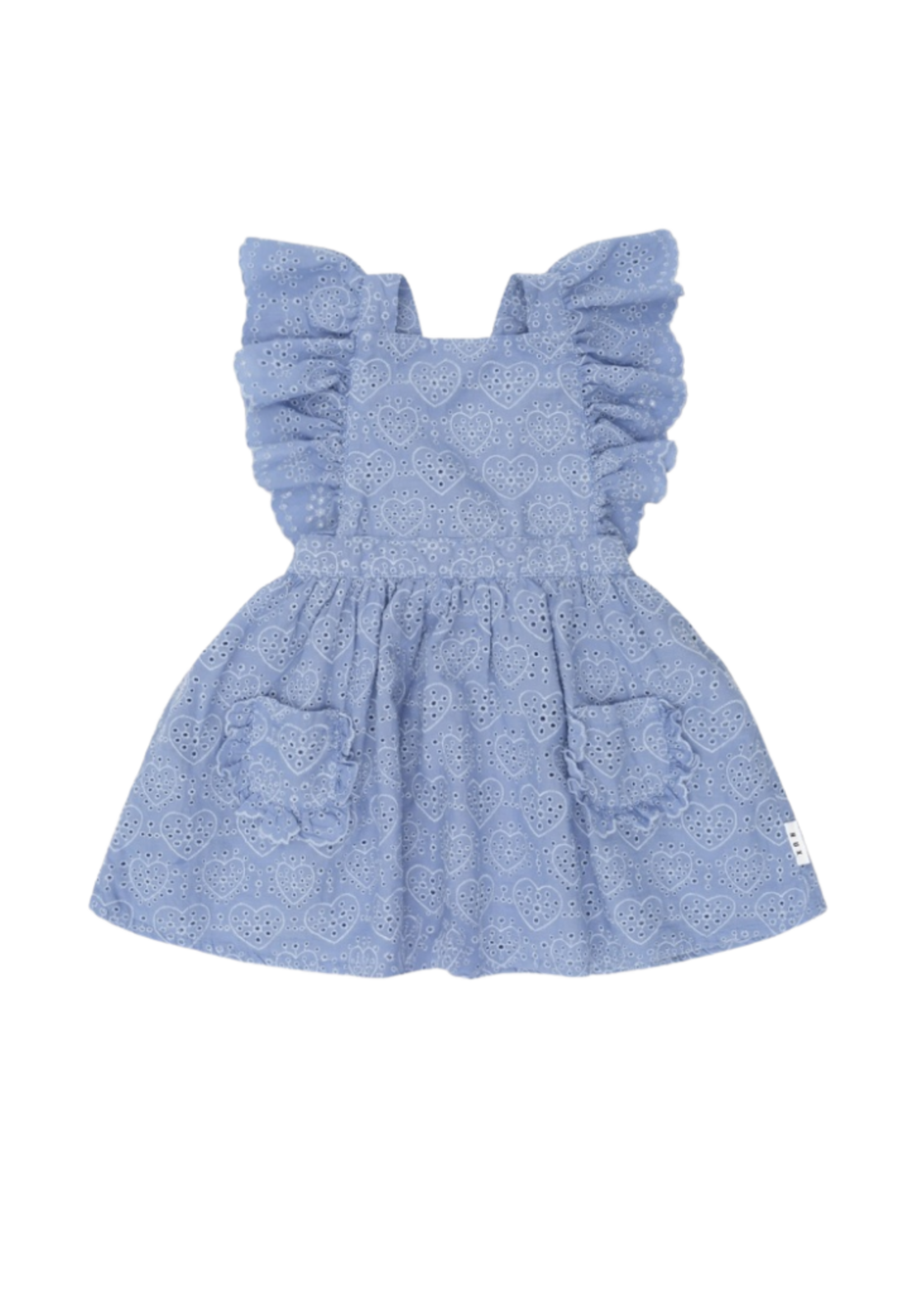 Huxbaby Frill Broderie Pinafore