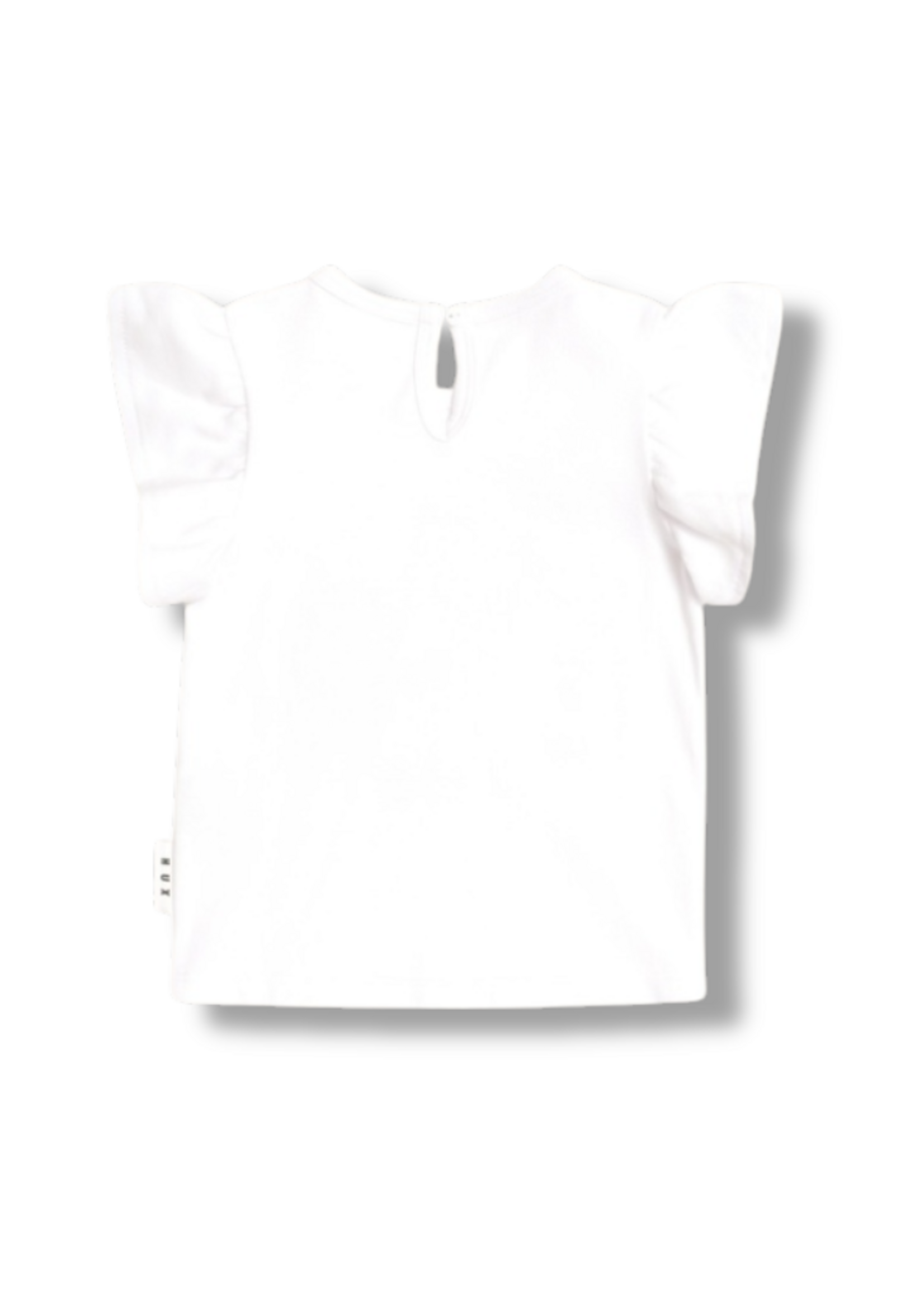 Huxbaby Cherry Bow Frill Sleeve Tee