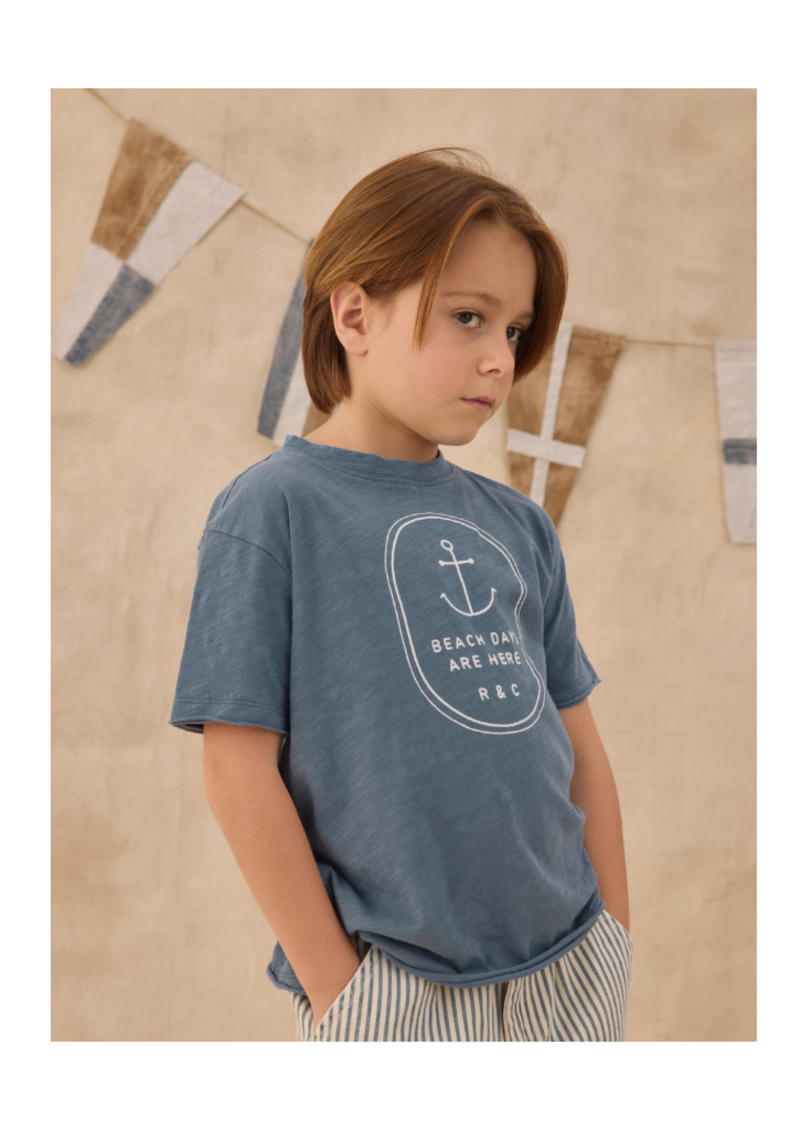 Rylee + Cru Raw Edge Tee - Beach Days