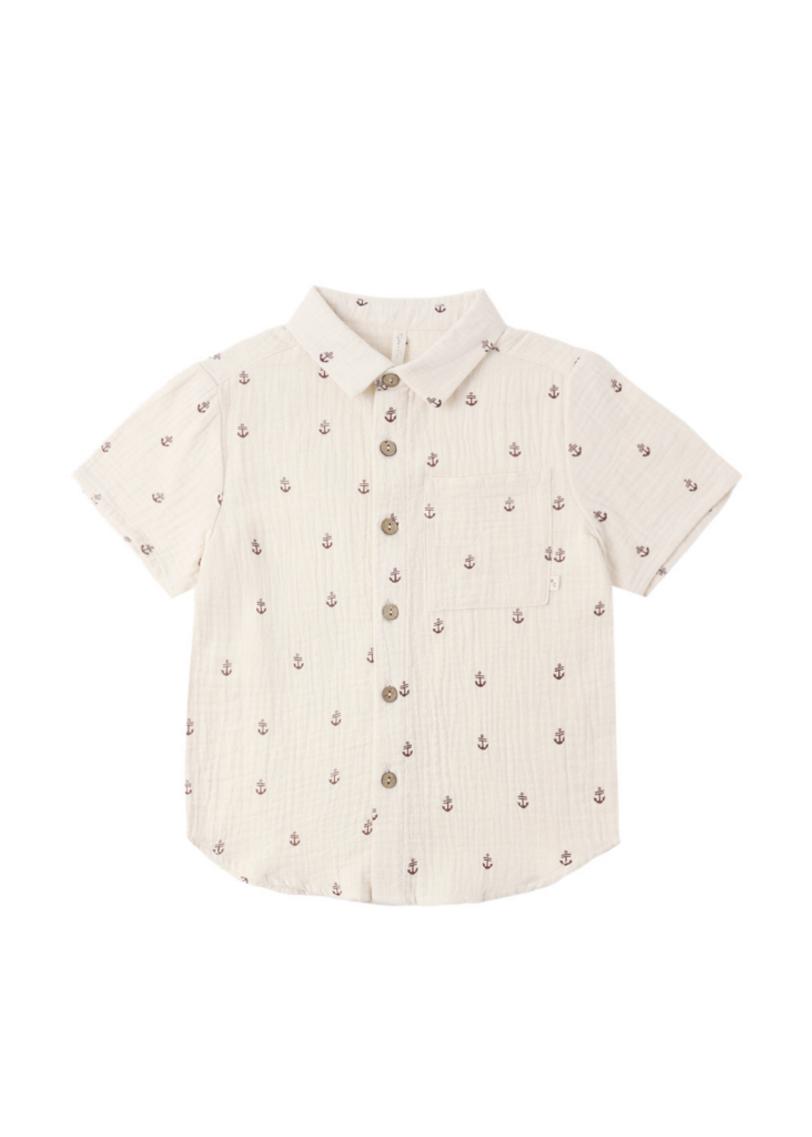 Rylee + Cru Collared Shirt - Anchors