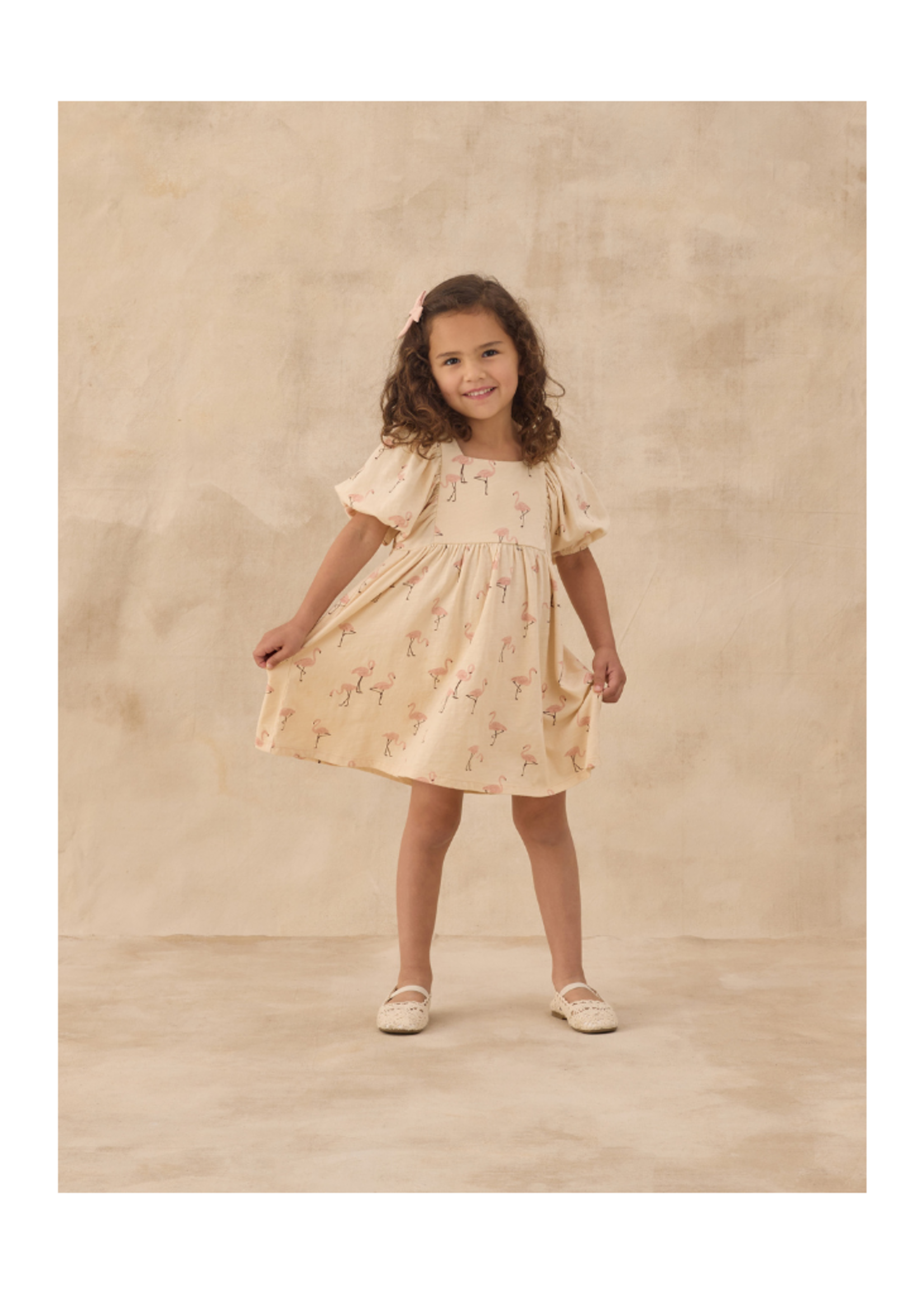 Rylee + Cru Brea Dress - Flamingo