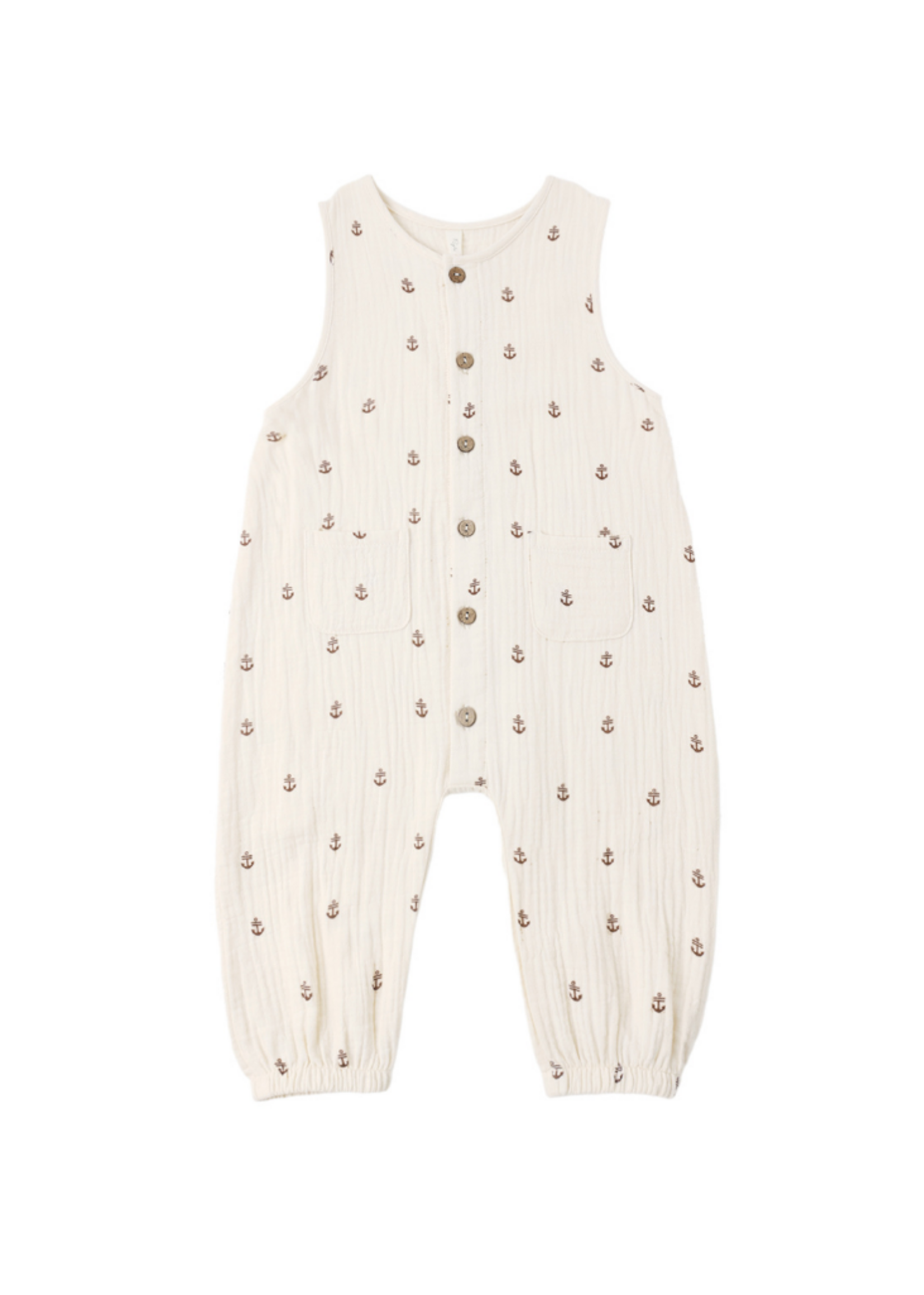 Rylee + Cru Woven Jumpsuit - Anchors
