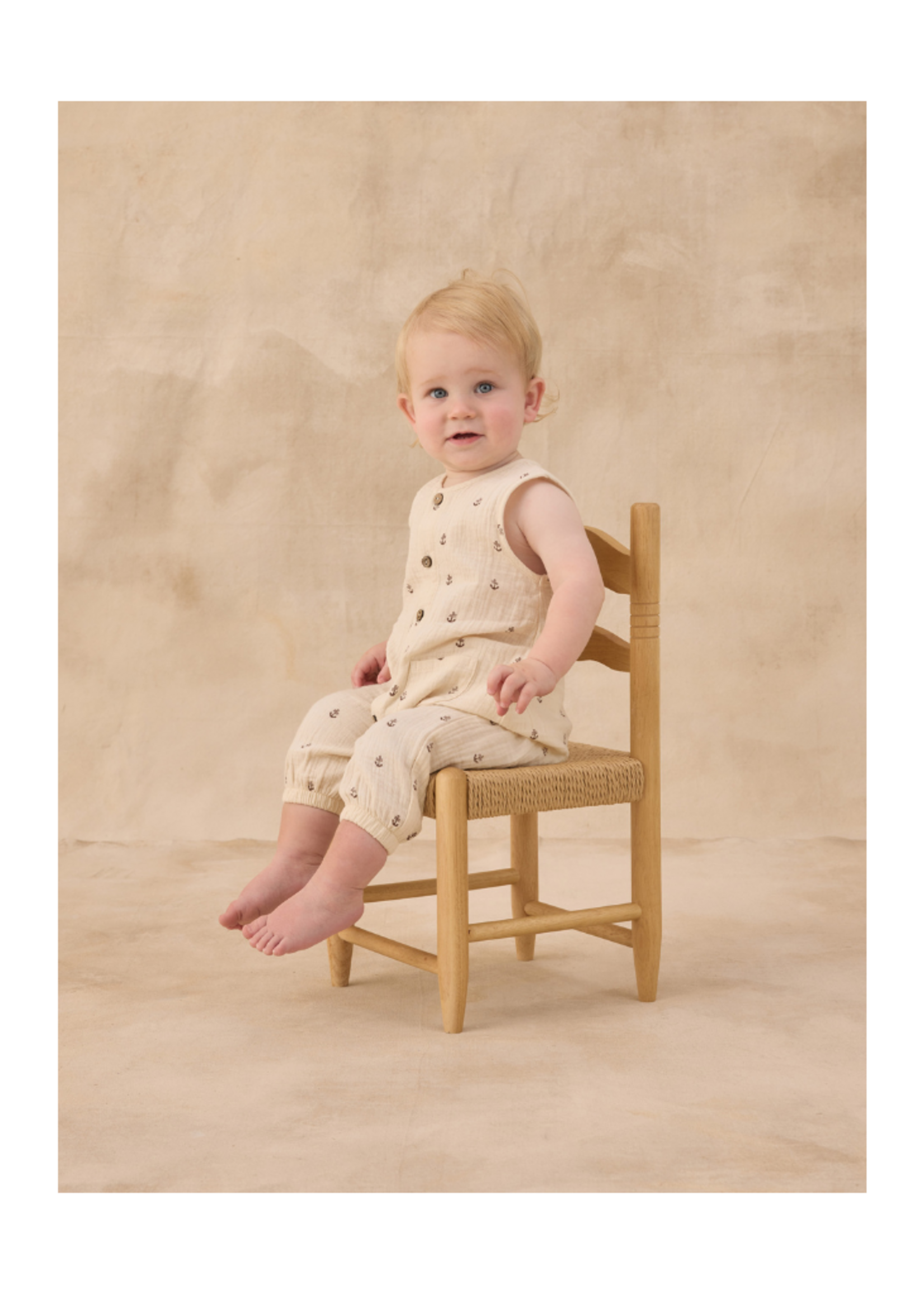 Rylee + Cru Woven Jumpsuit - Anchors