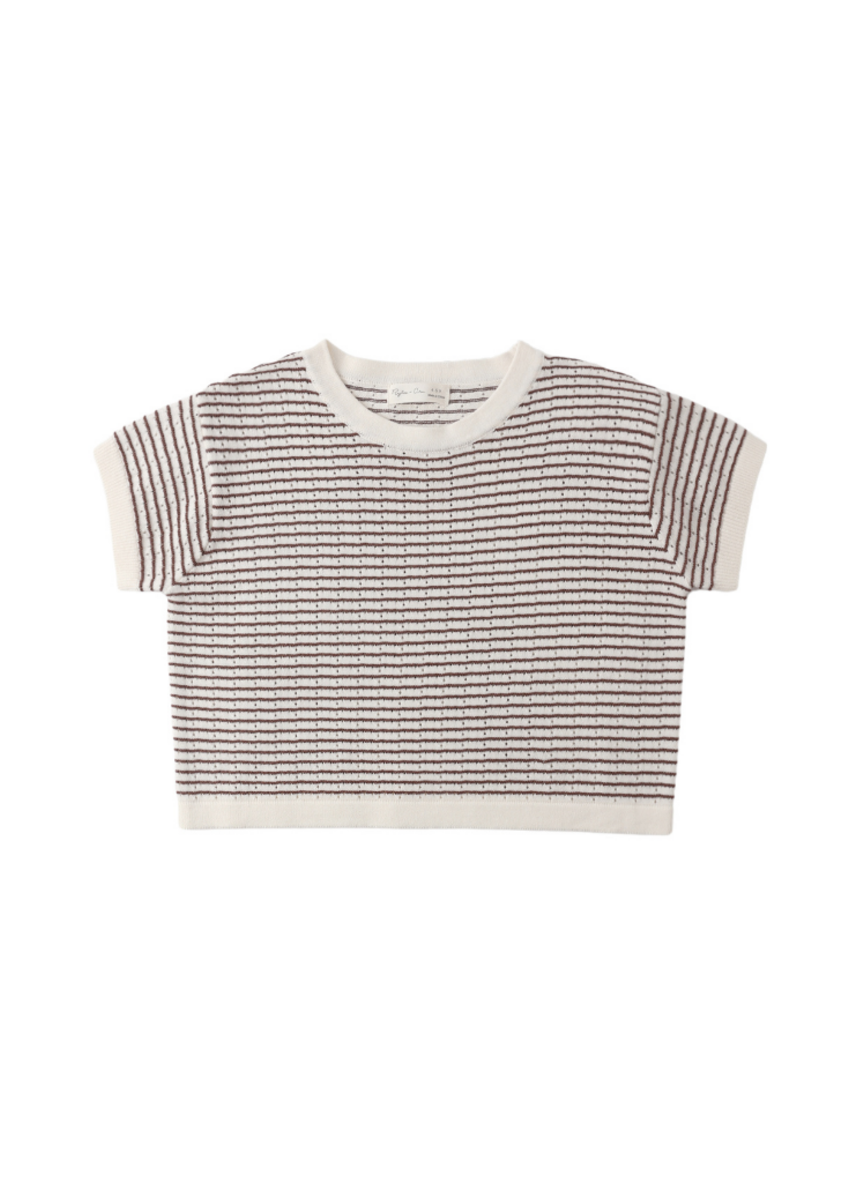Rylee + Cru Boxy Crop Knit Tee