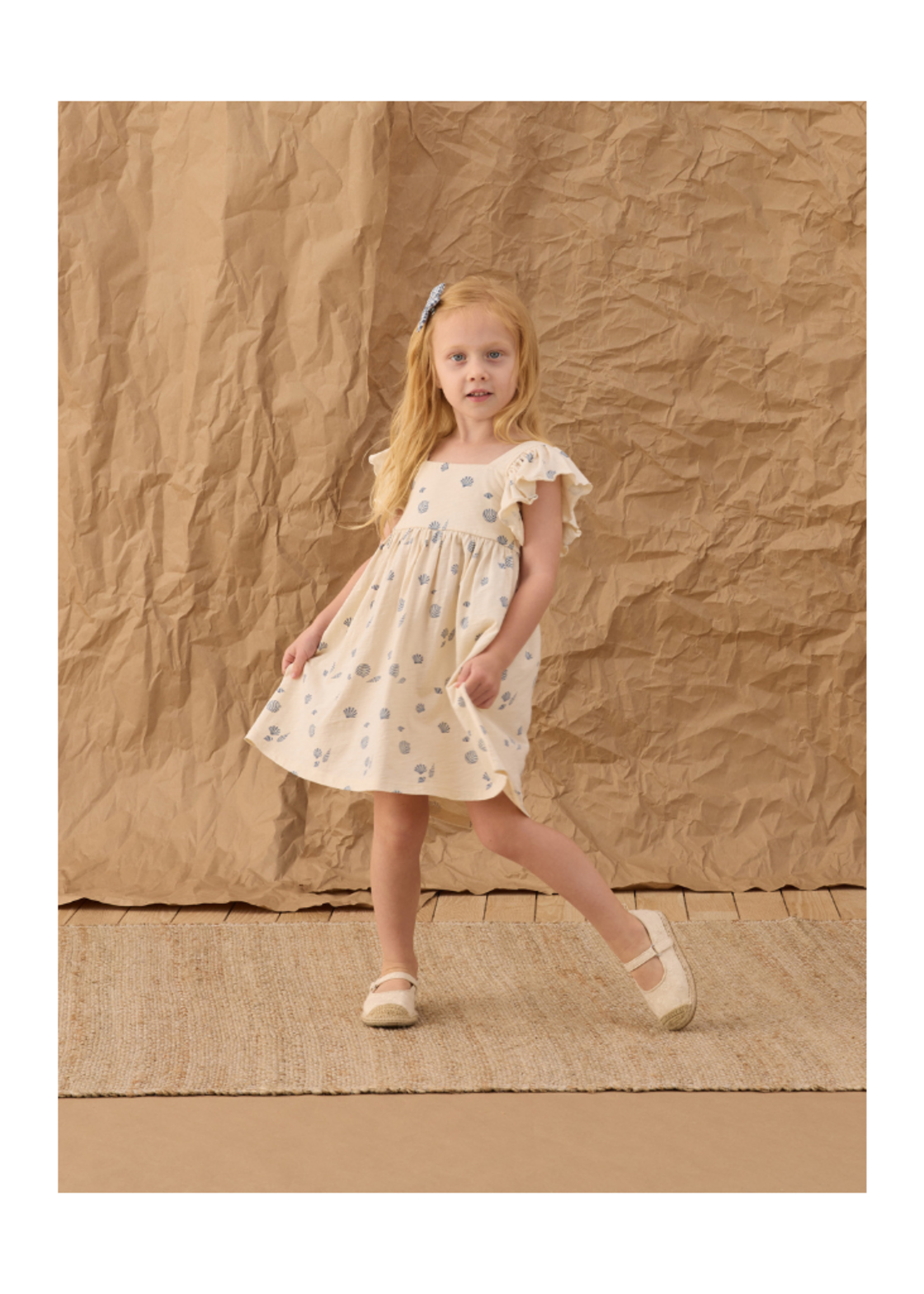 Rylee + Cru Mariposa Dress - Seashells