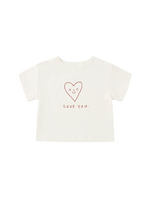 Quincy Mae Boxy Tee - Love