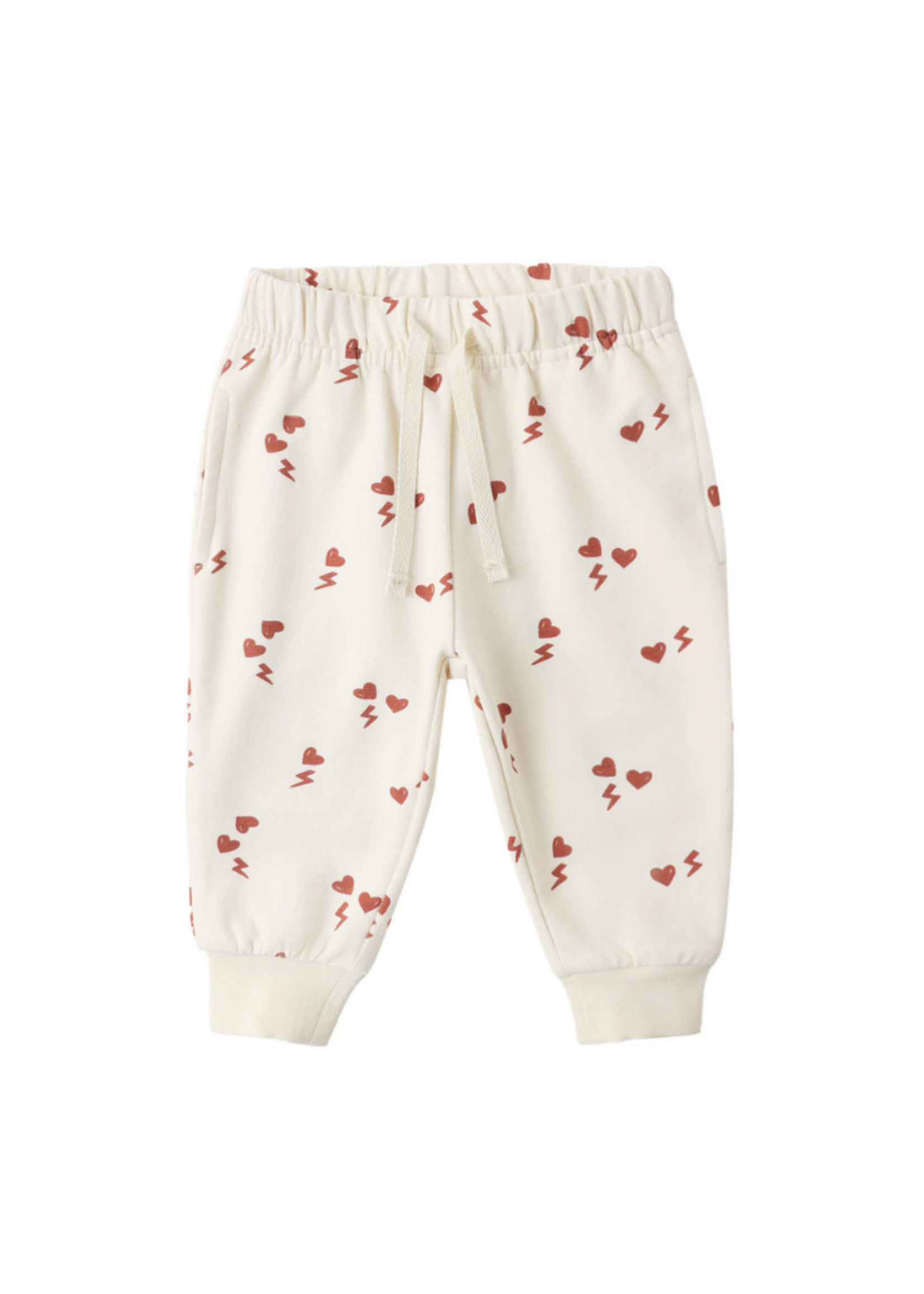 Quincy Mae Relaxed Sweatpant - Electric Heart