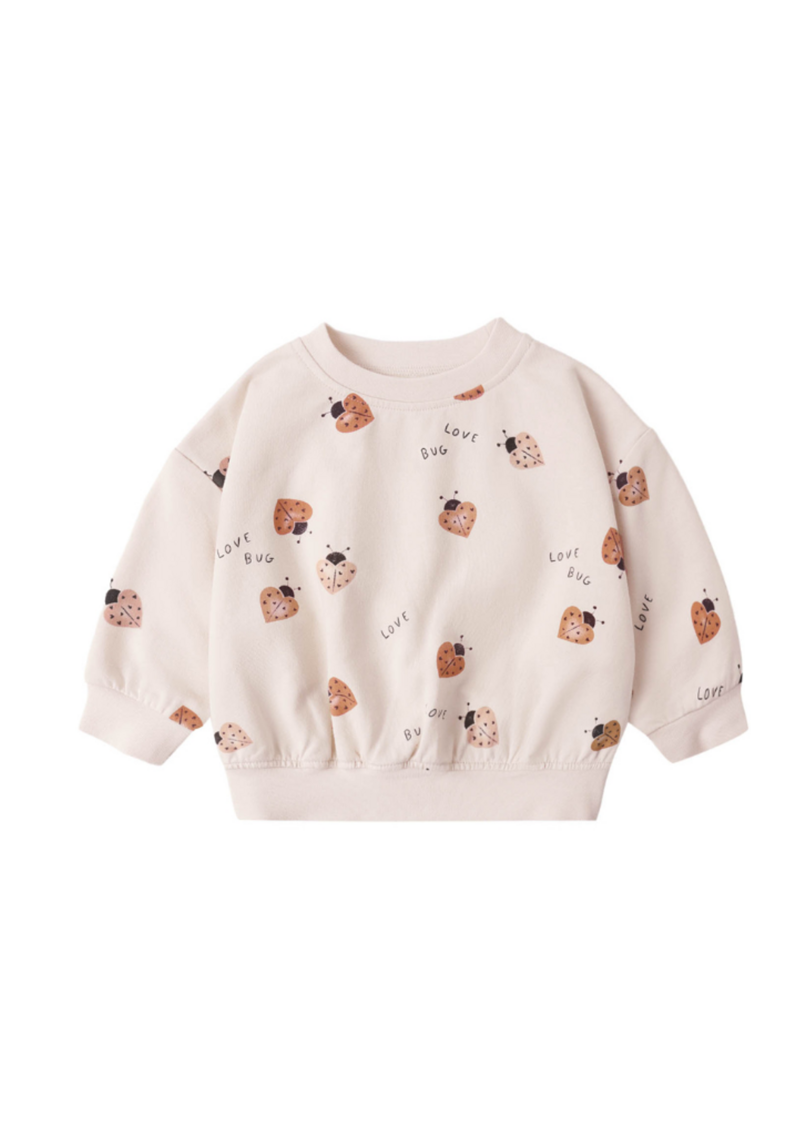 Quincy Mae Relaxed Sweatshirt - Love Bug