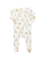Pink Chicken Bamboo Romper