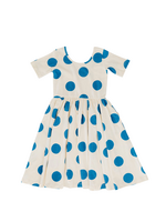 Good Apples Kids Blue Dots Twirl Dress
