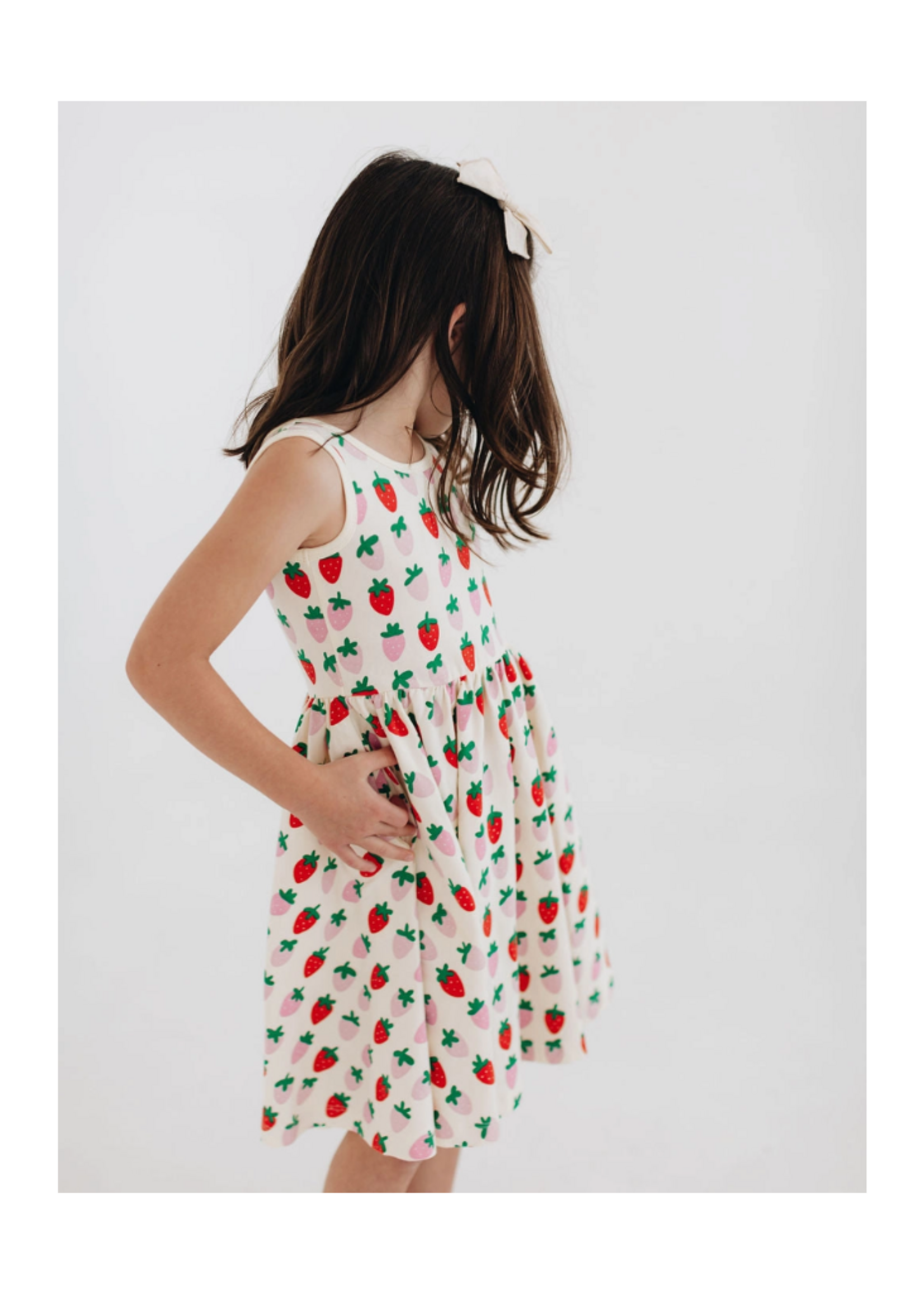 Good Apples Kids Strawberry Blush Twirl Dress