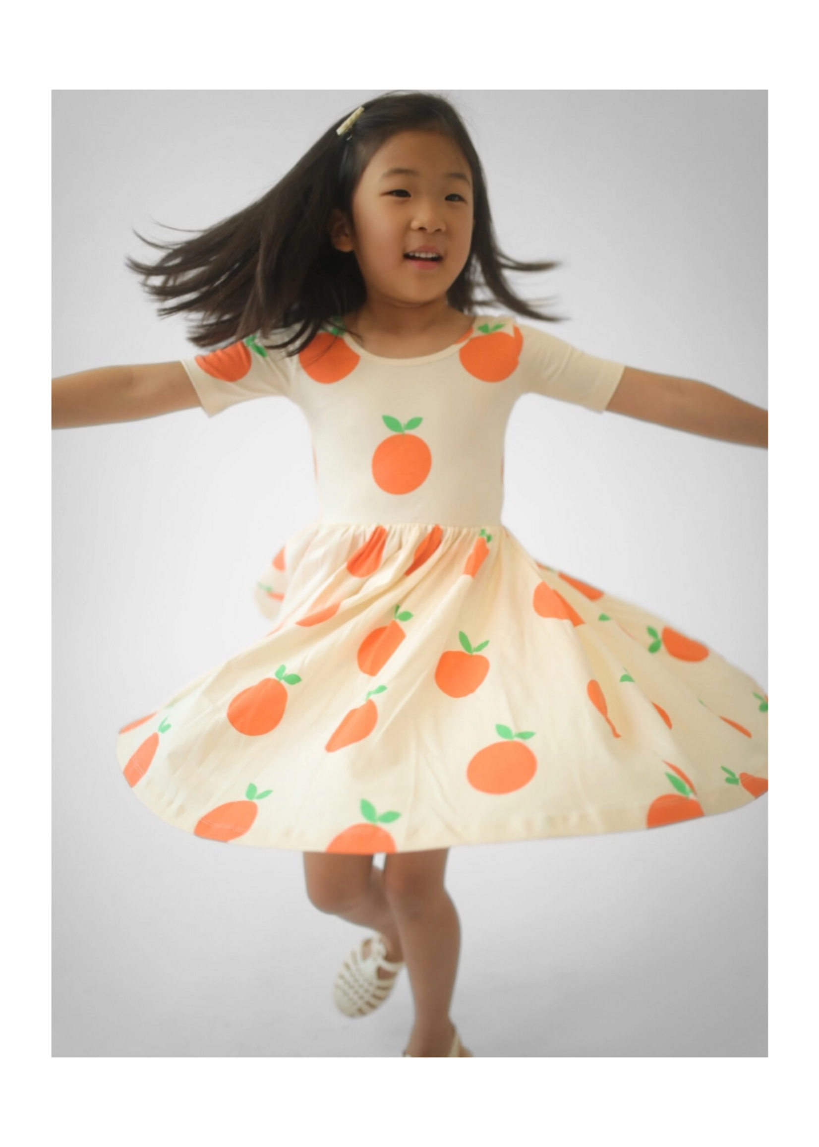 Good Apples Kids Tangerines Twirl Dress