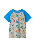 Hatley Aircraft Raglan Tee