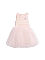 Petite Hailey Daisy Stripe Tutu Dress