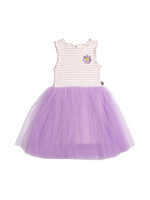 Petite Hailey Daisy Stripe Tutu Dress