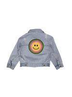 Petite Hailey Patched Denim Jacket