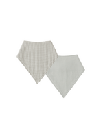 Quincy Mae Bandana Scarf Pack - Sage Gingham, Sage
