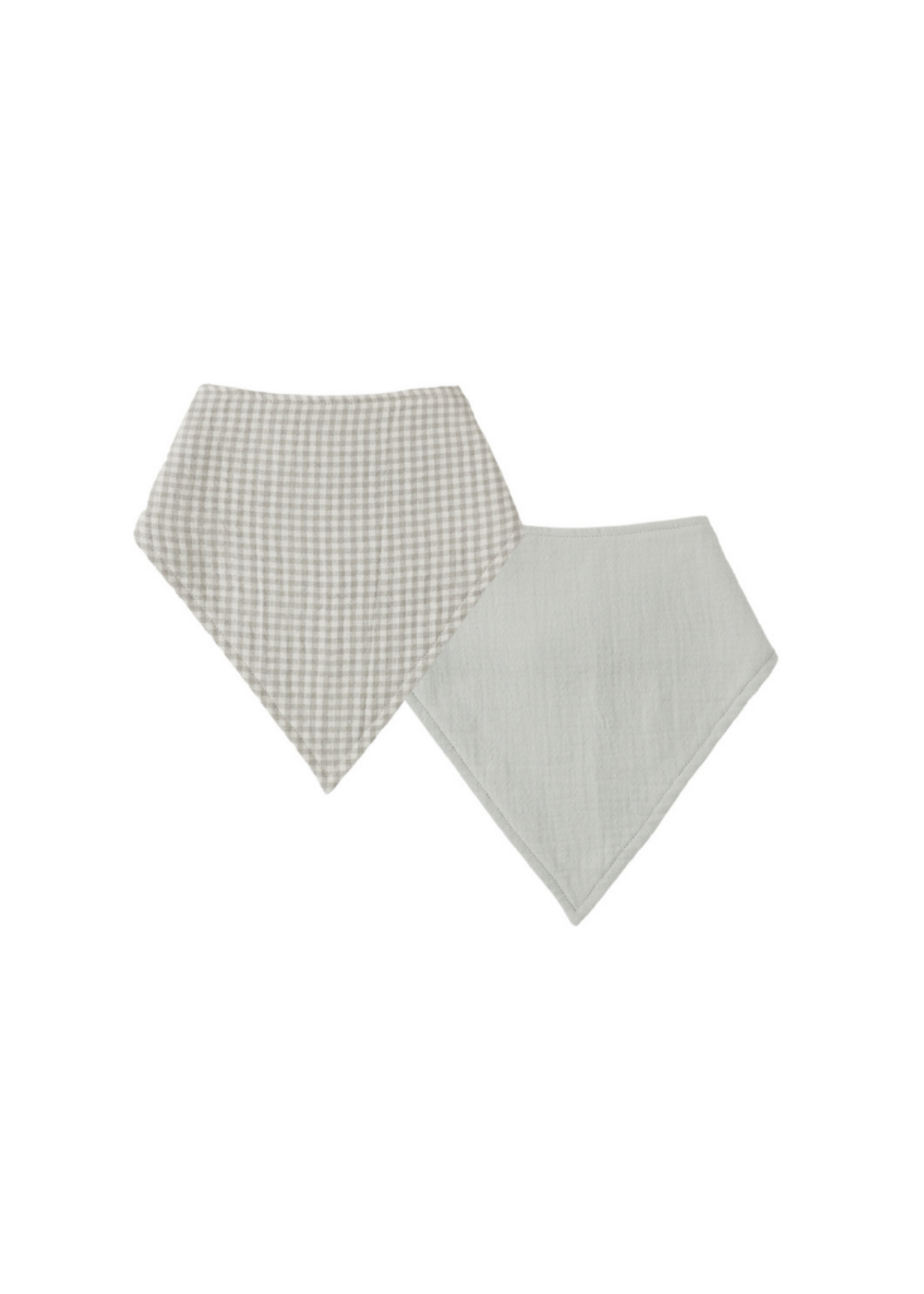 Quincy Mae Bandana Scarf Pack - Sage Gingham, Sage