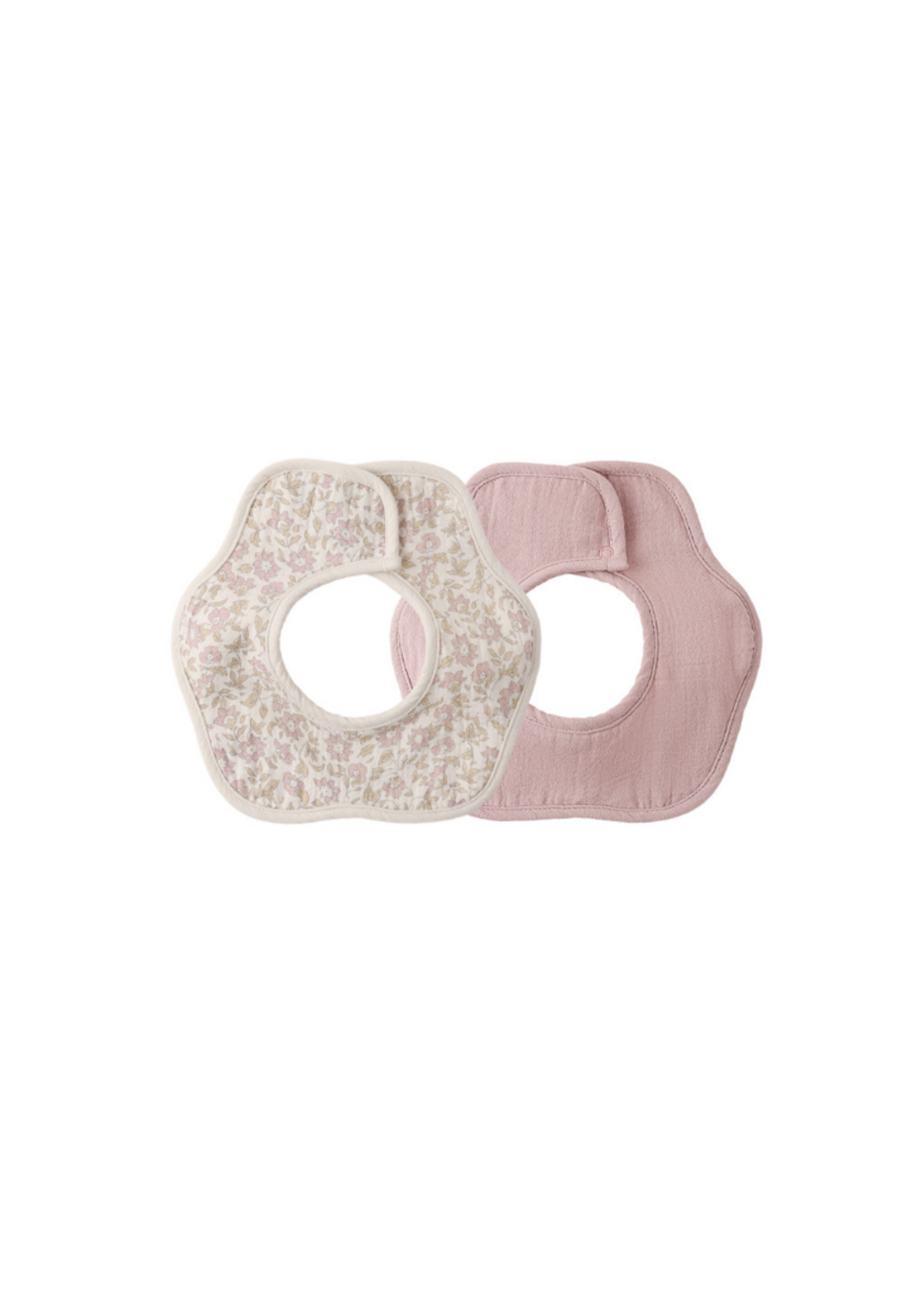 Quincy Mae Flower Bib Pack - Dahlia, Mauve