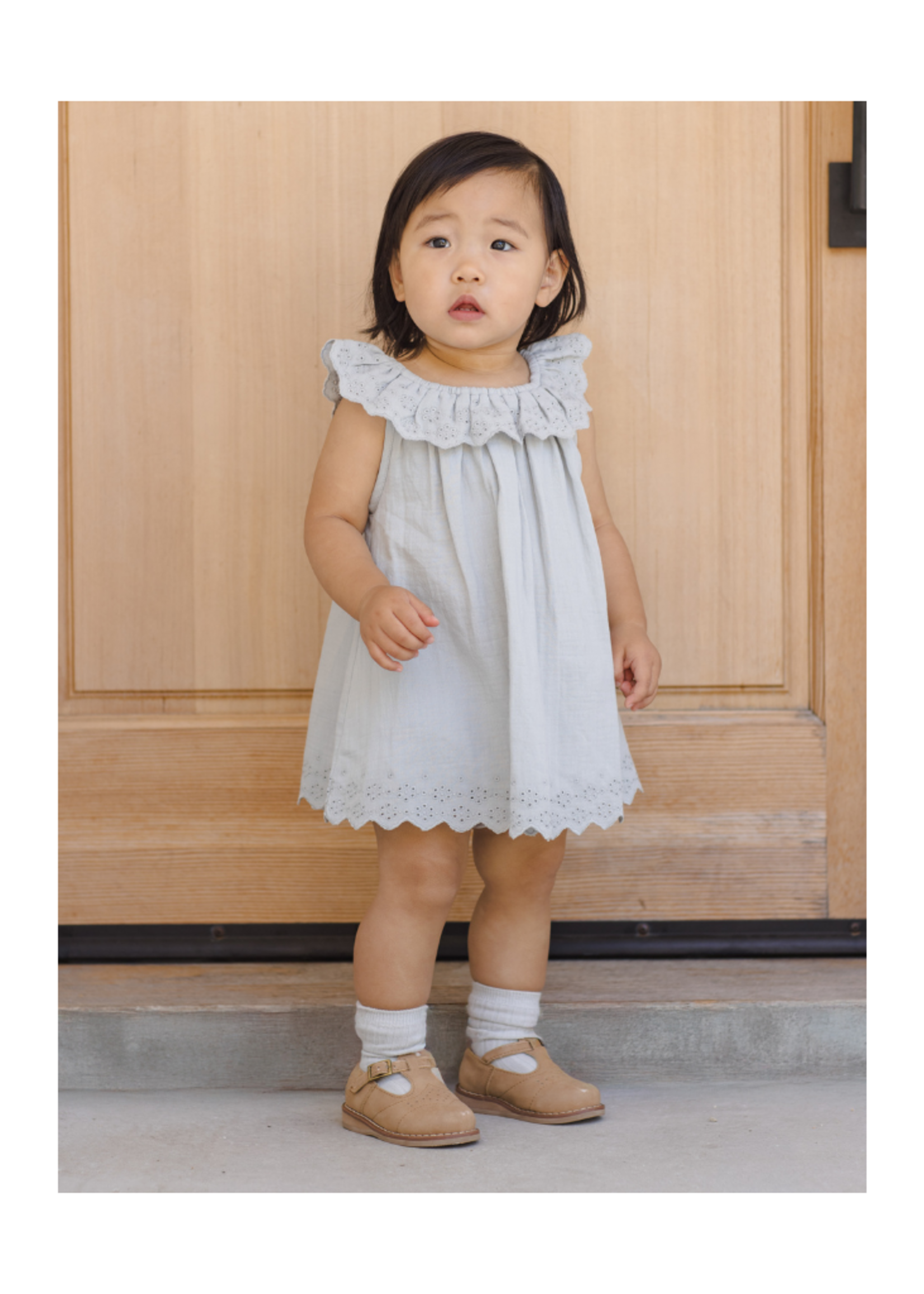 Quincy Mae Isla Dress - Sky